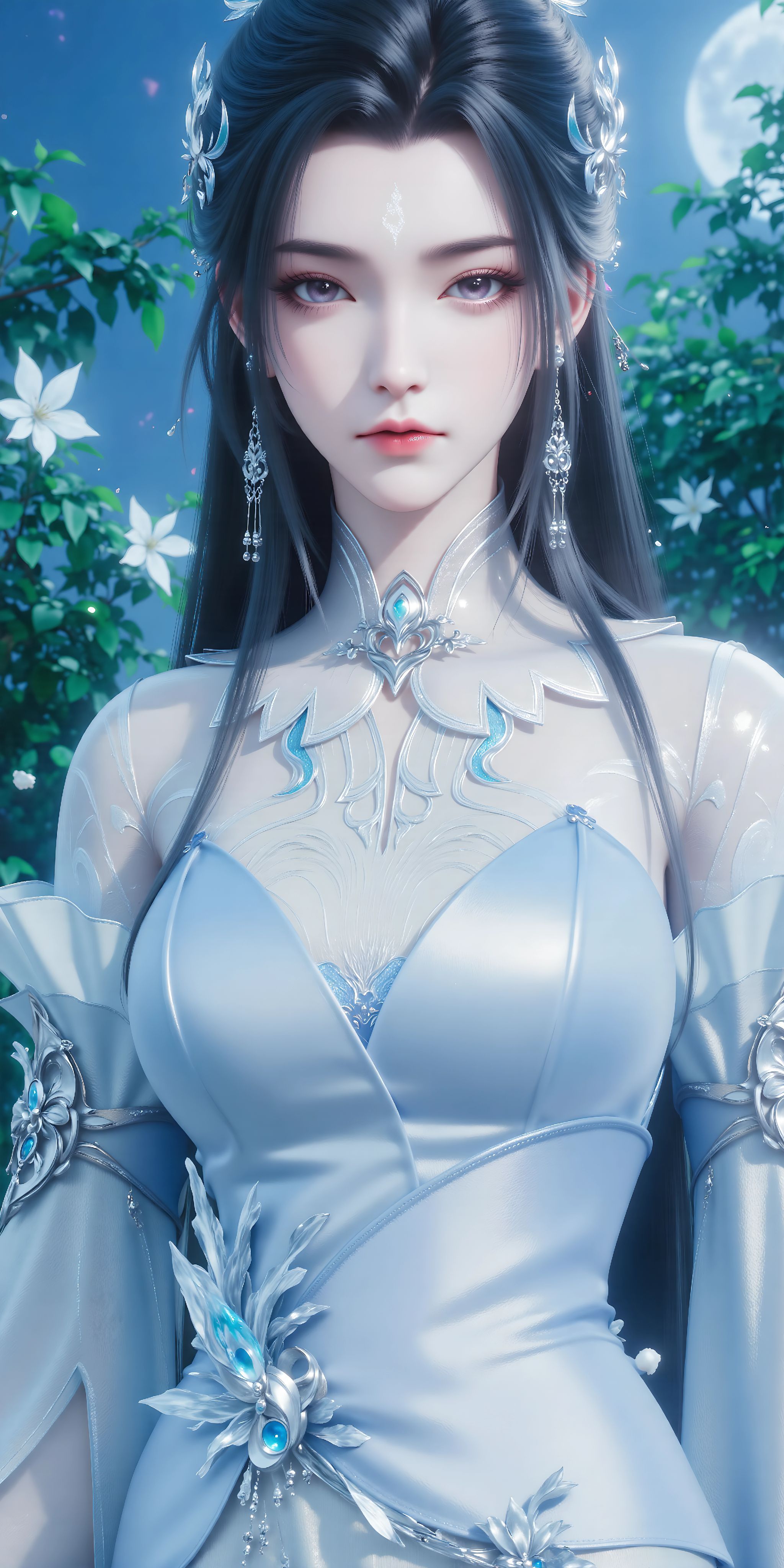 诛仙 国漫女神 ai绘画 深情如陆雪琪,第14张