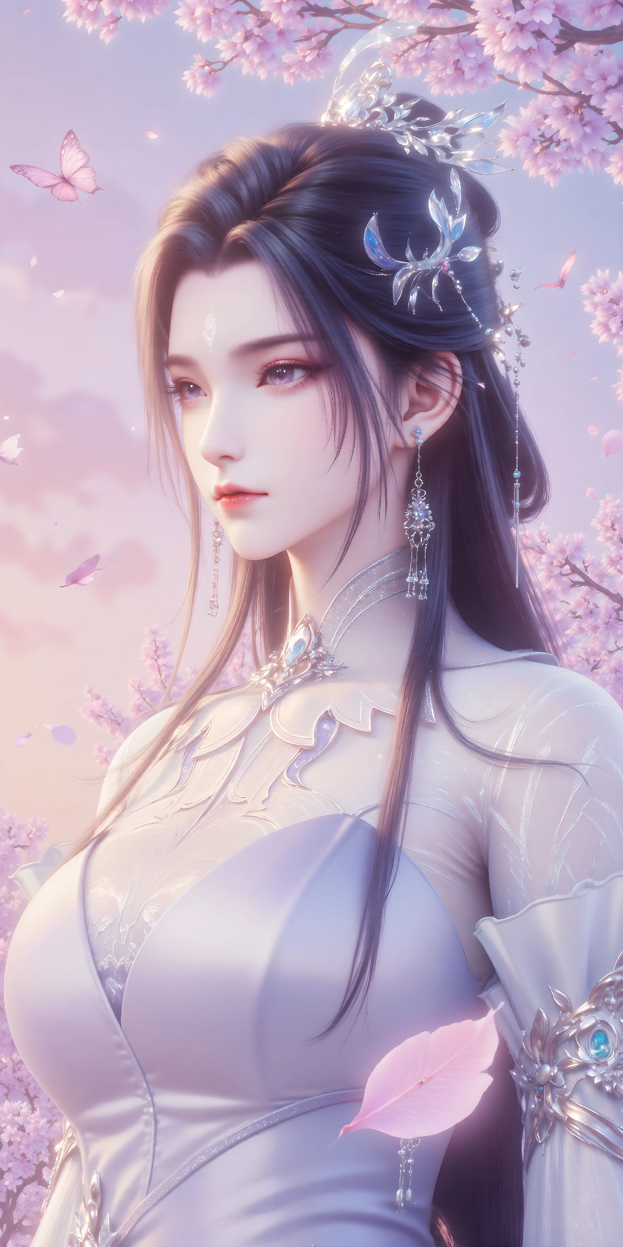 诛仙 国漫女神 ai绘画 深情如陆雪琪,第15张