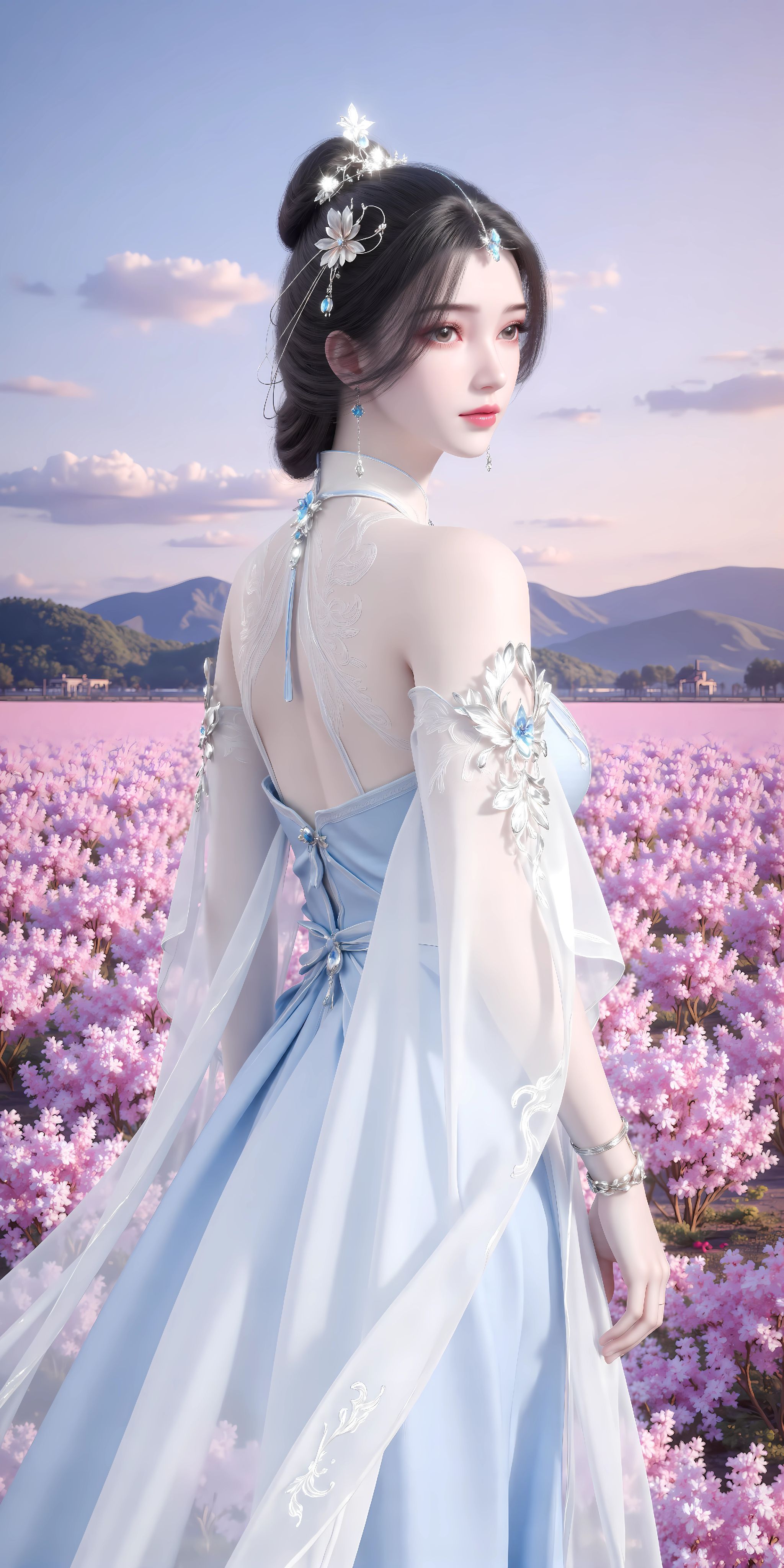 国漫女神 仙逆 ai绘画 李慕婉：师兄救我！,第4张