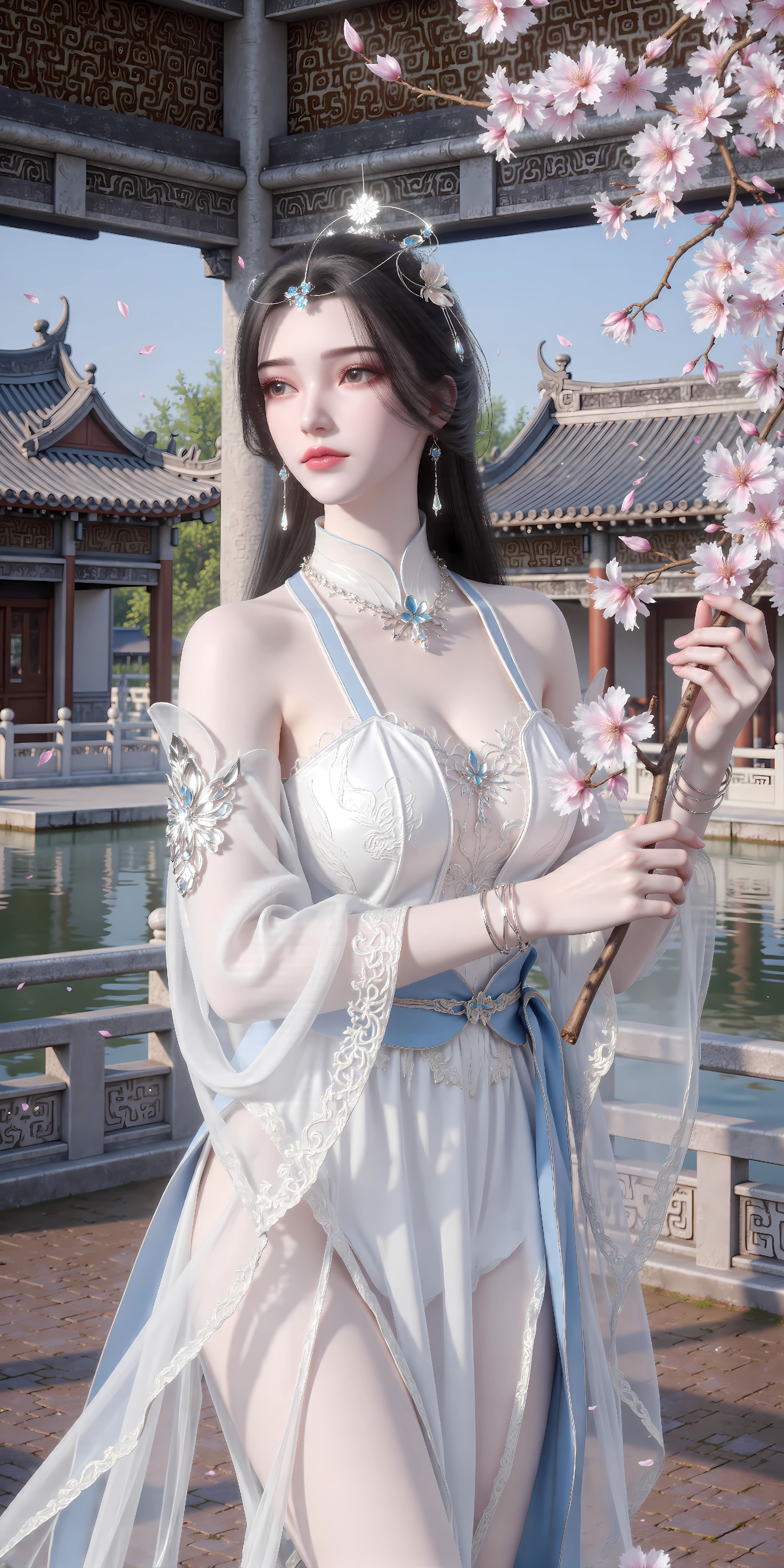 国漫女神 仙逆 ai绘画 李慕婉：师兄救我！,第5张