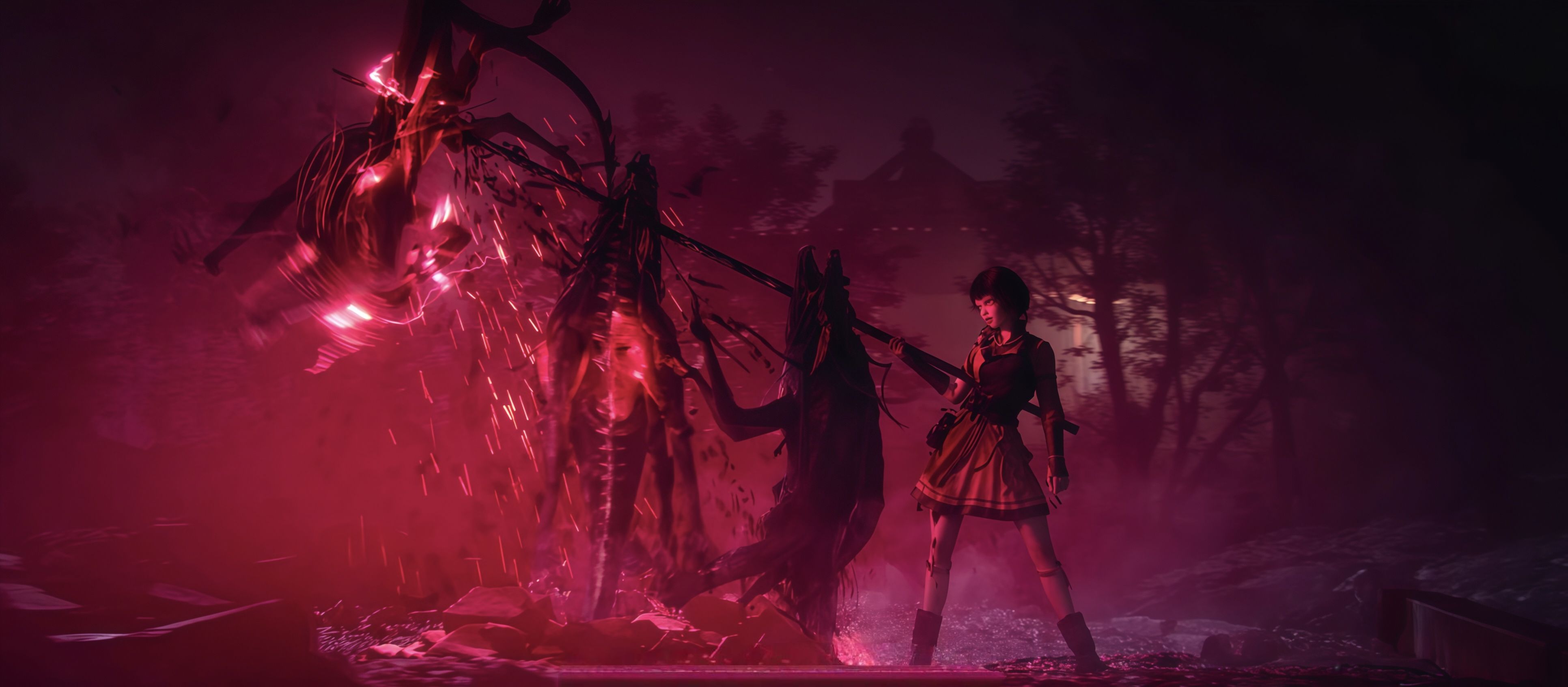 灵笼第二季 乌兰麦朵 长枪 白月魁 唐刀 桌面壁纸,第4张