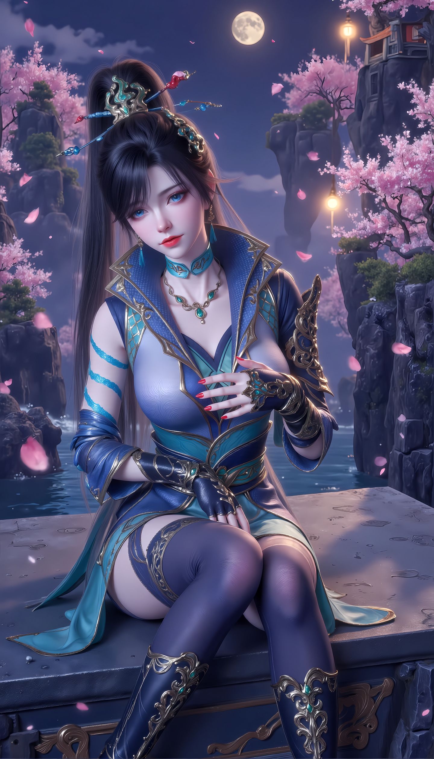 青鳞 精美壁纸 国漫女神 斗破苍穹,第2张