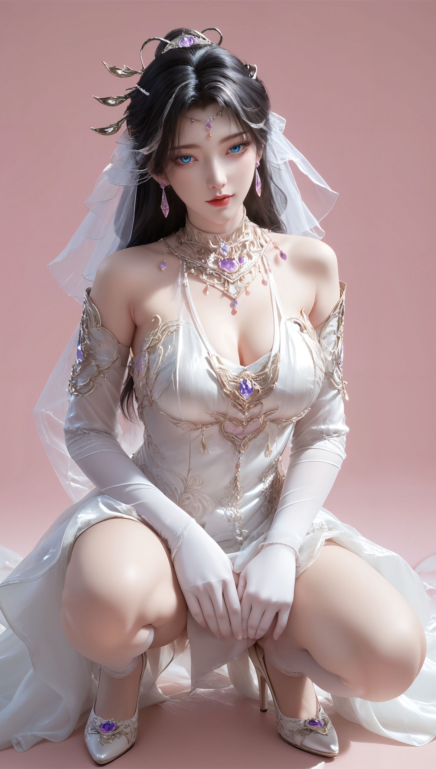 【13P图集】完美世界 魔女 美女 动漫 婚纱照 壁纸美图,第11张