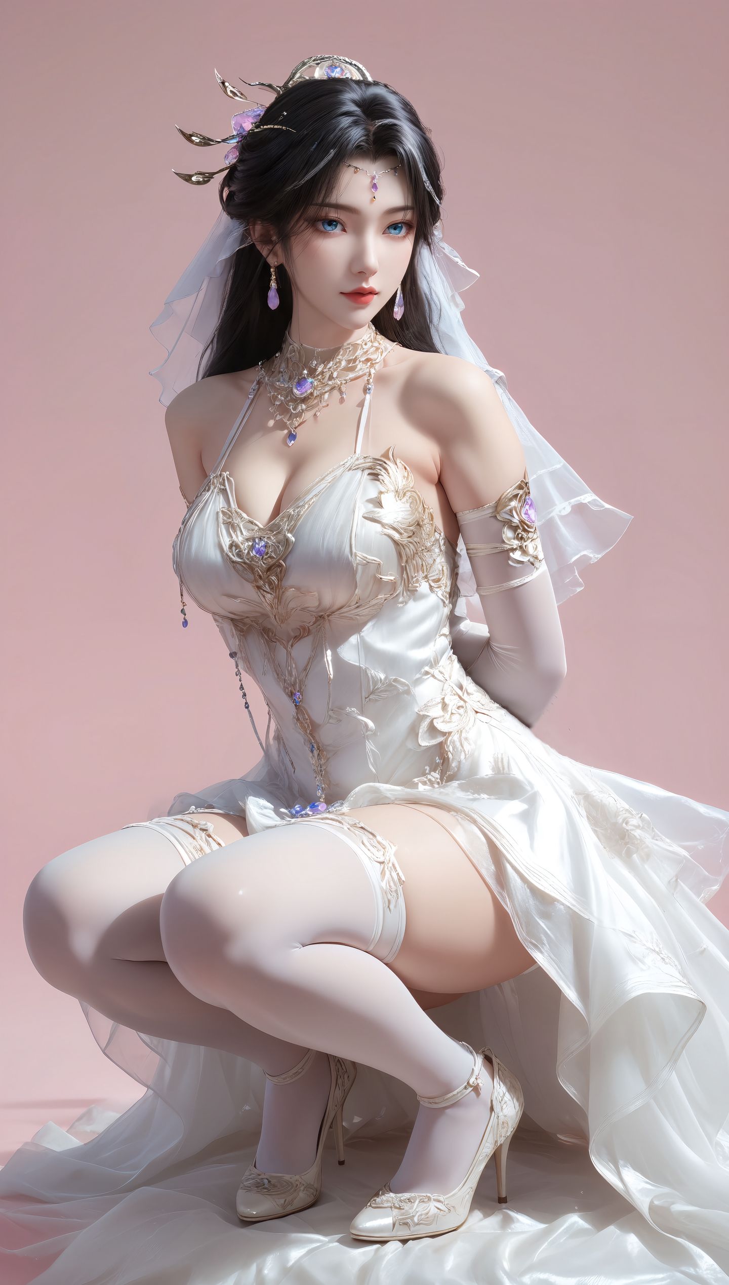 【13P图集】完美世界 魔女 美女 动漫 婚纱照 壁纸美图,第10张