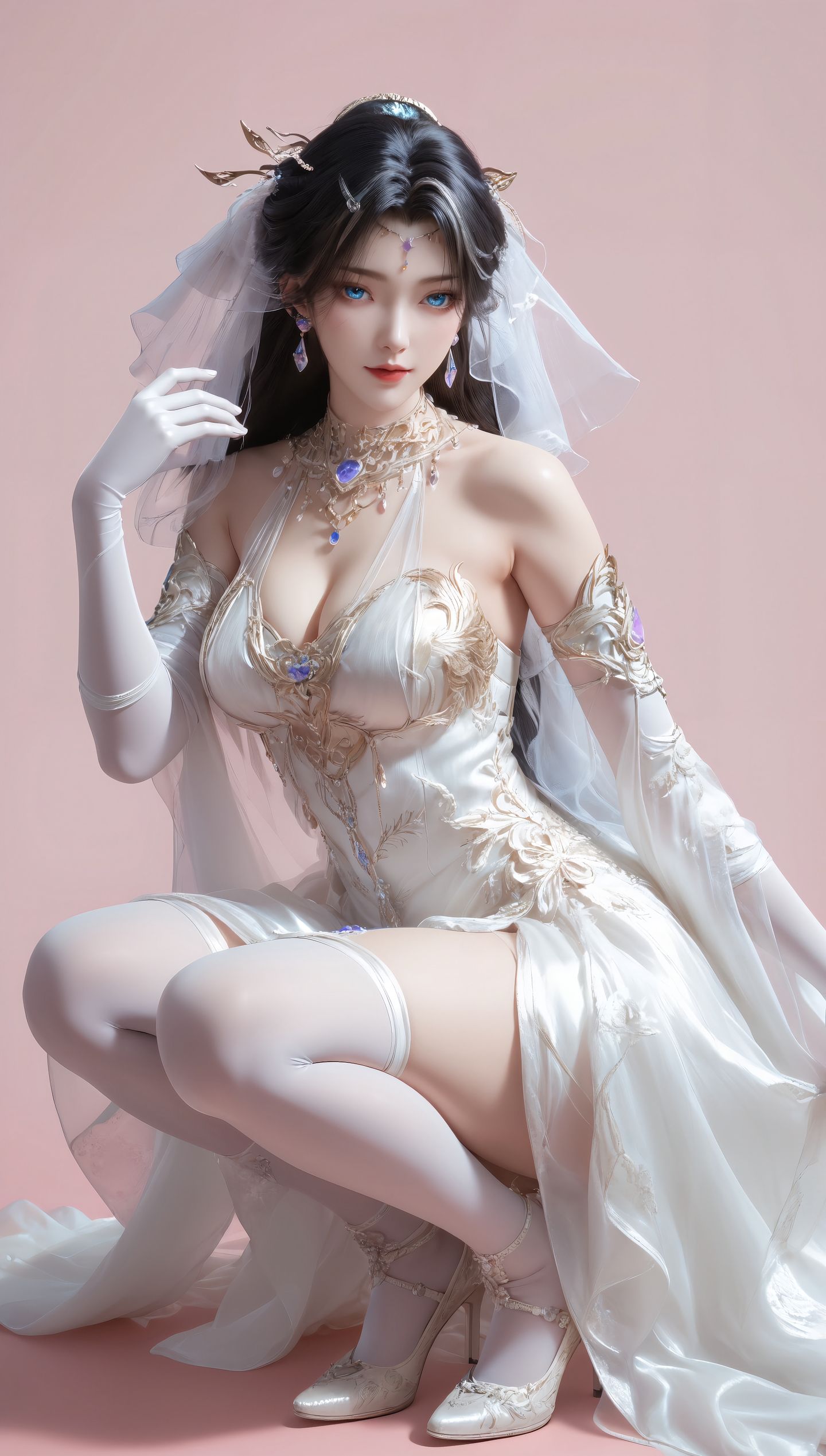 【13P图集】完美世界 魔女 美女 动漫 婚纱照 壁纸美图,第8张