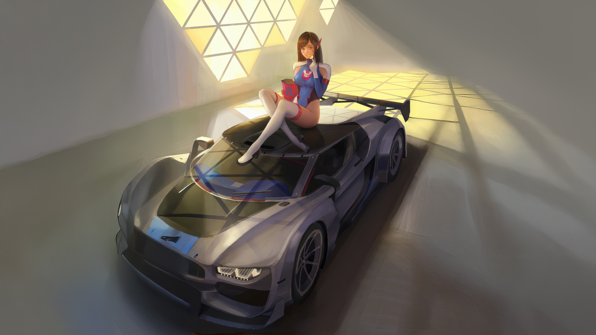 赛女王Dva 守望先锋,第1张