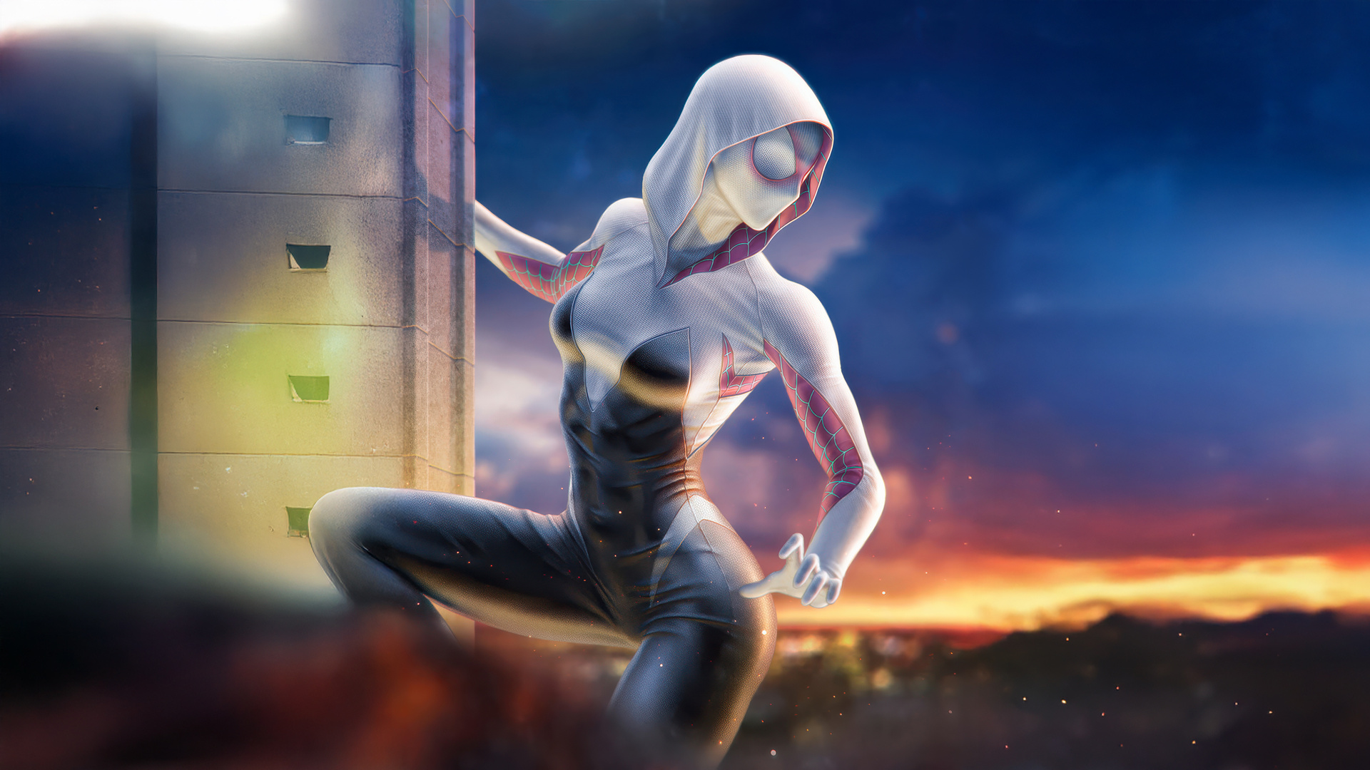 格温·史黛西在云中 蜘蛛侠,第1张