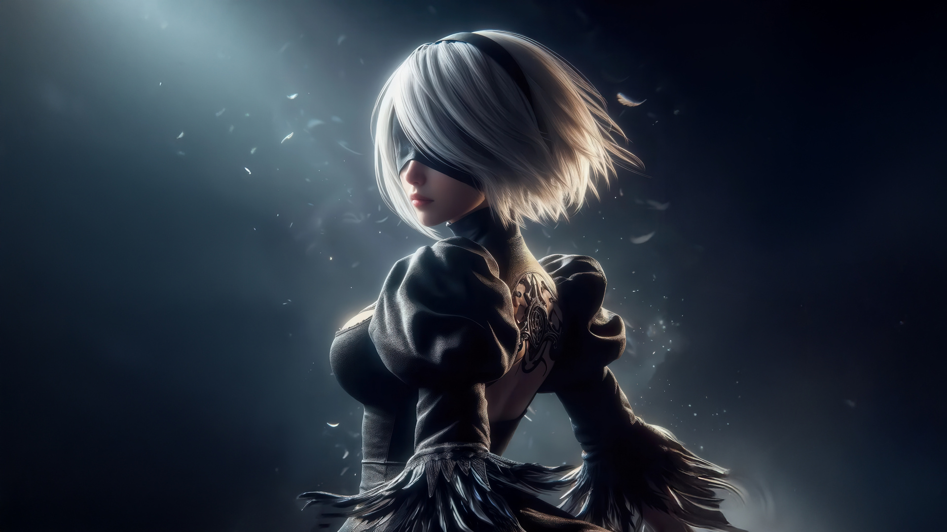 2b 尼尔 自动人形 高清桌面精选壁纸,第1张