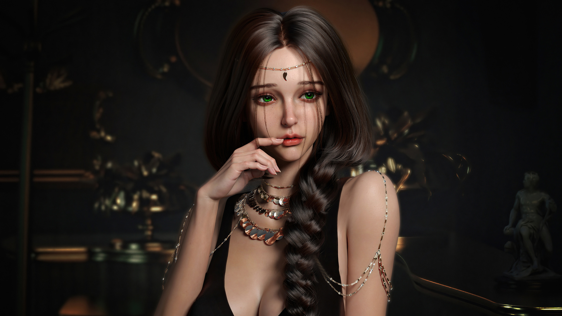 奇幻女孩壁纸 数字艺术壁纸 高清壁纸,第1张