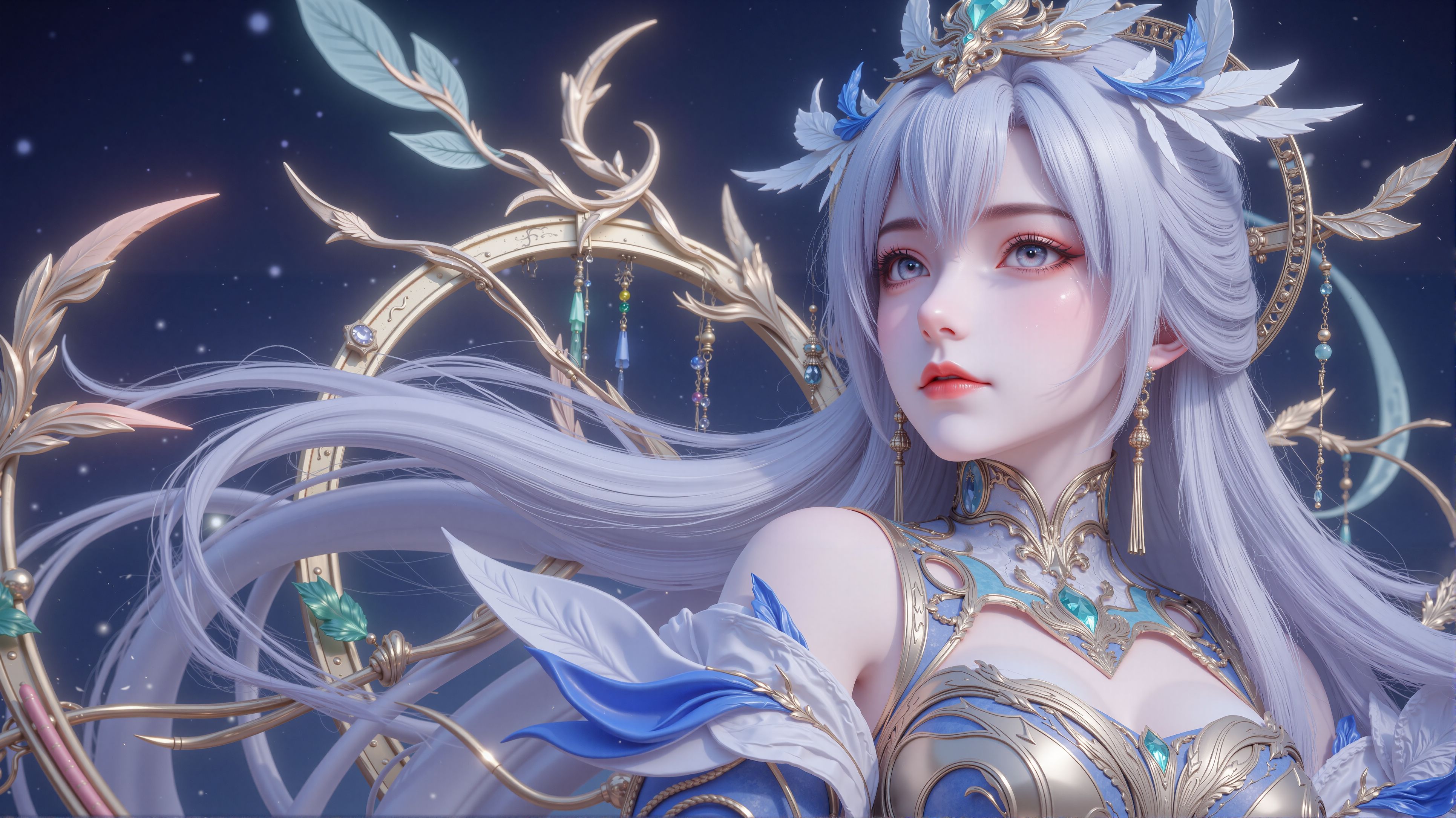 完美世界 柳神 国漫女神 桌面壁纸,第2张