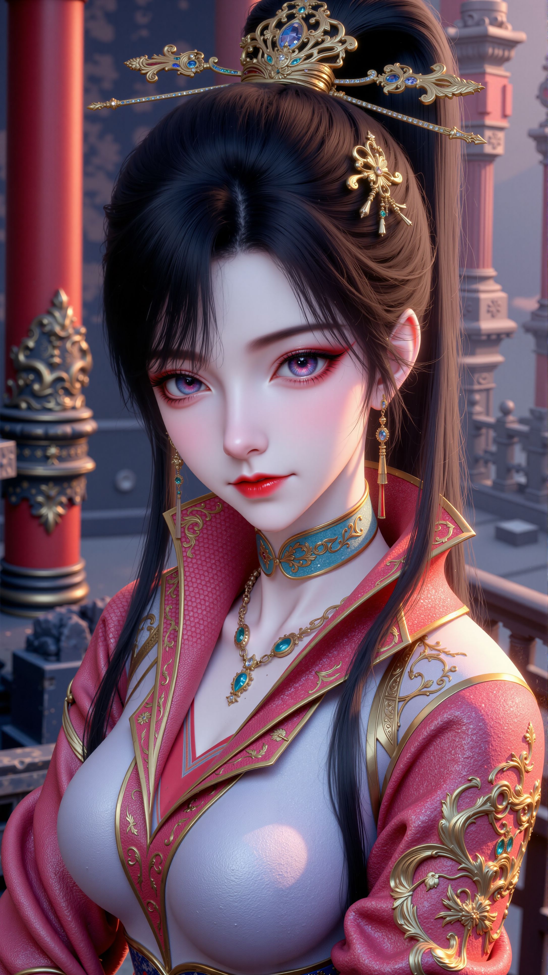 青鳞 特写 4K壁纸 国漫女神 壁纸 斗破苍穹,第1张