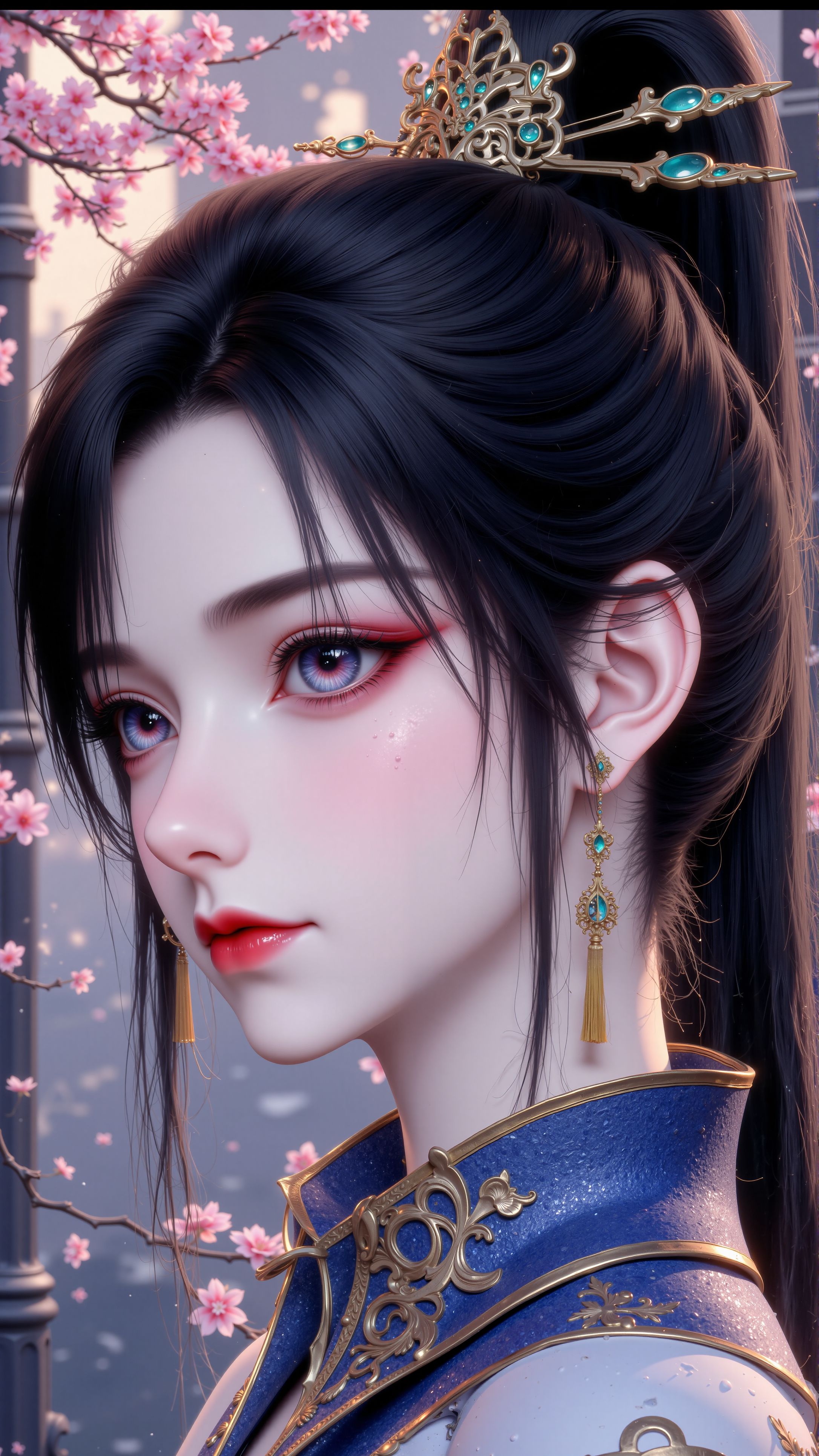 青鳞 特写 4K壁纸 国漫女神 壁纸 斗破苍穹,第3张