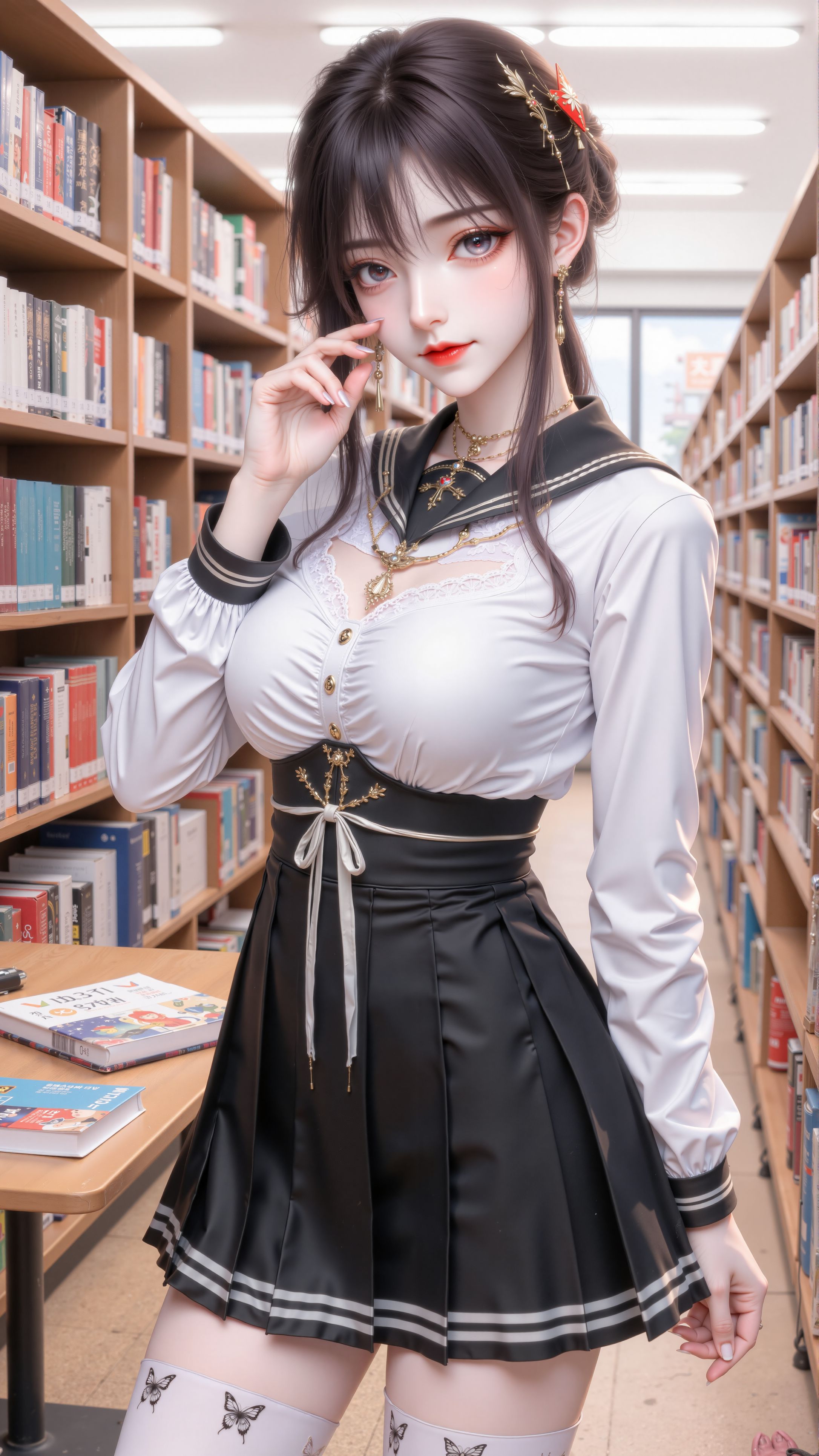 火灵儿 校园风唯美 国漫女神 壁纸 完美世界,第2张