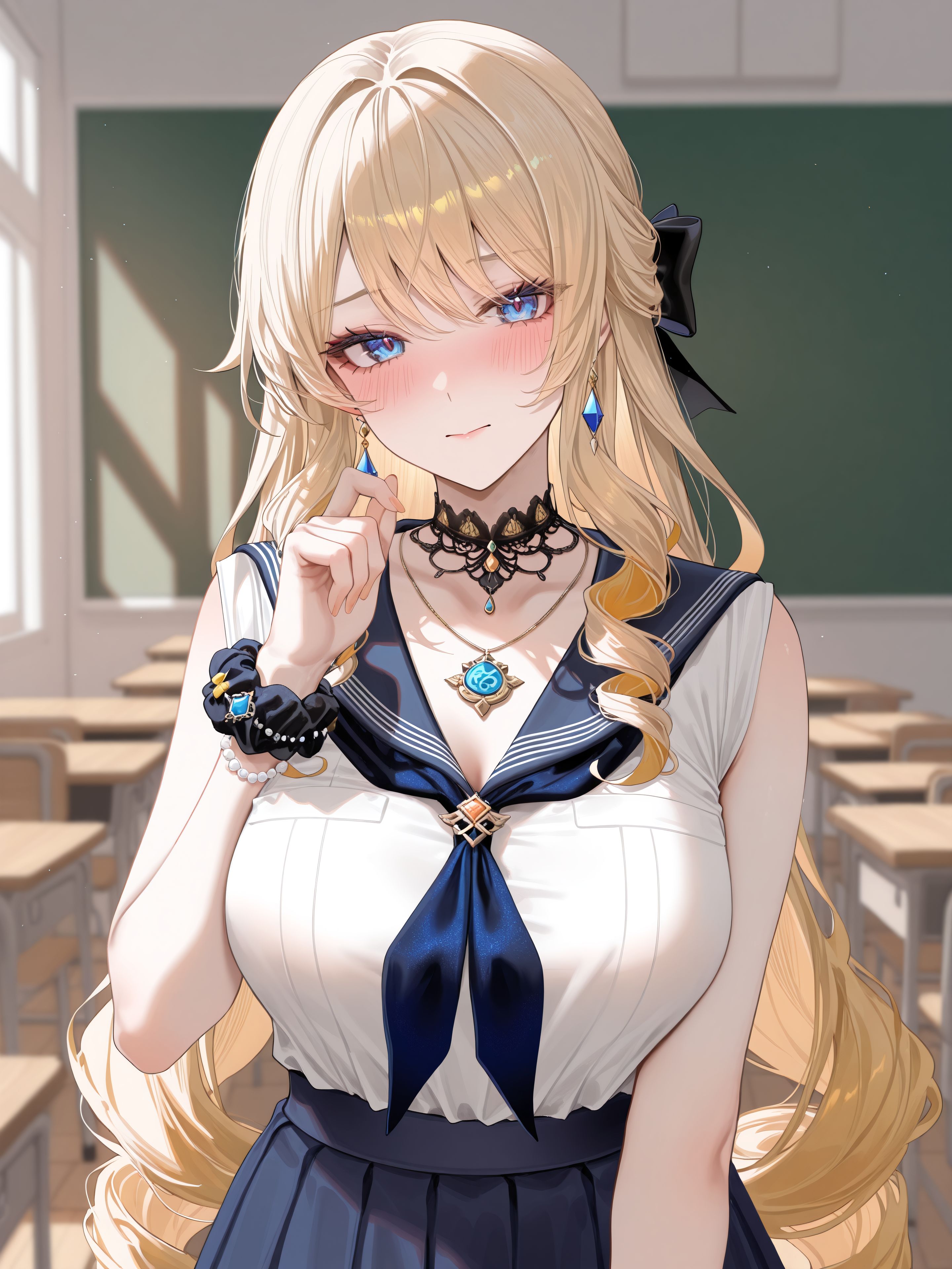 娜维娅 原神 原神枫丹 二次元 校园系列,第2张