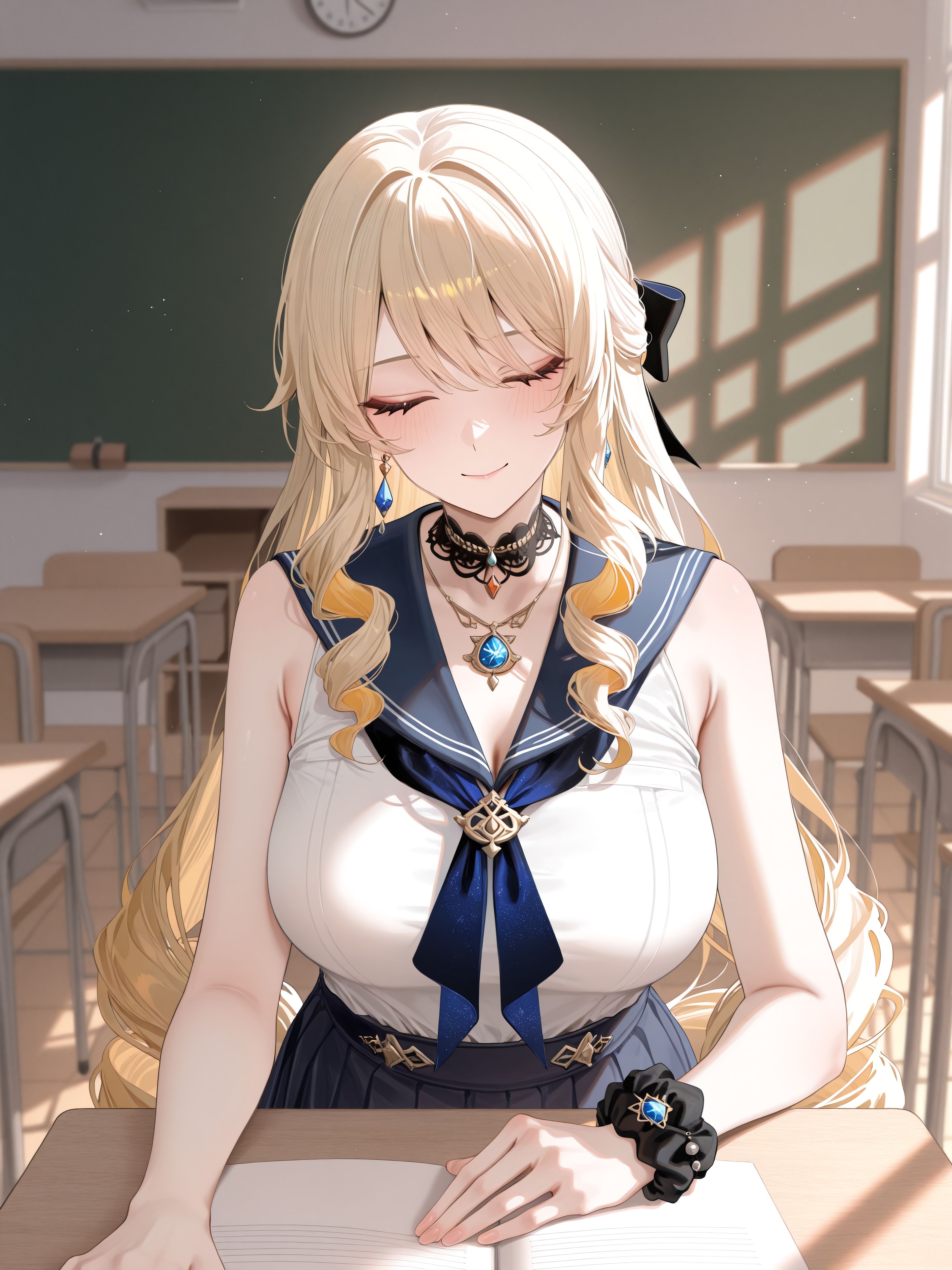 娜维娅 原神 原神枫丹 二次元 校园系列,第4张