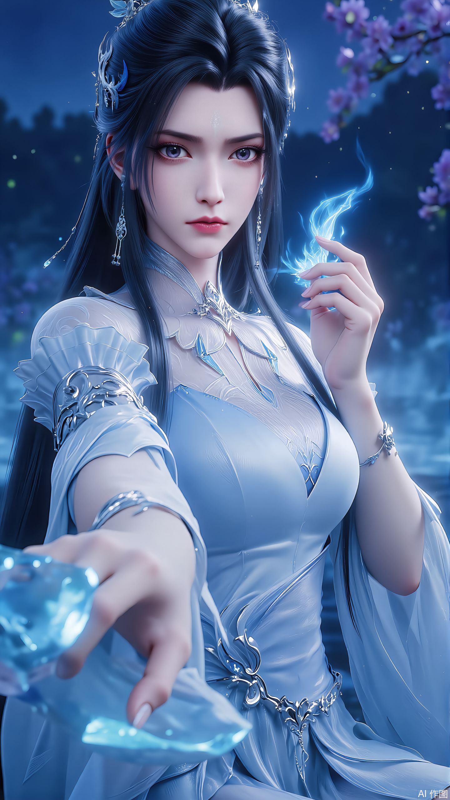 陆雪琪 国漫女神 ai绘画 诛仙3动画,第2张