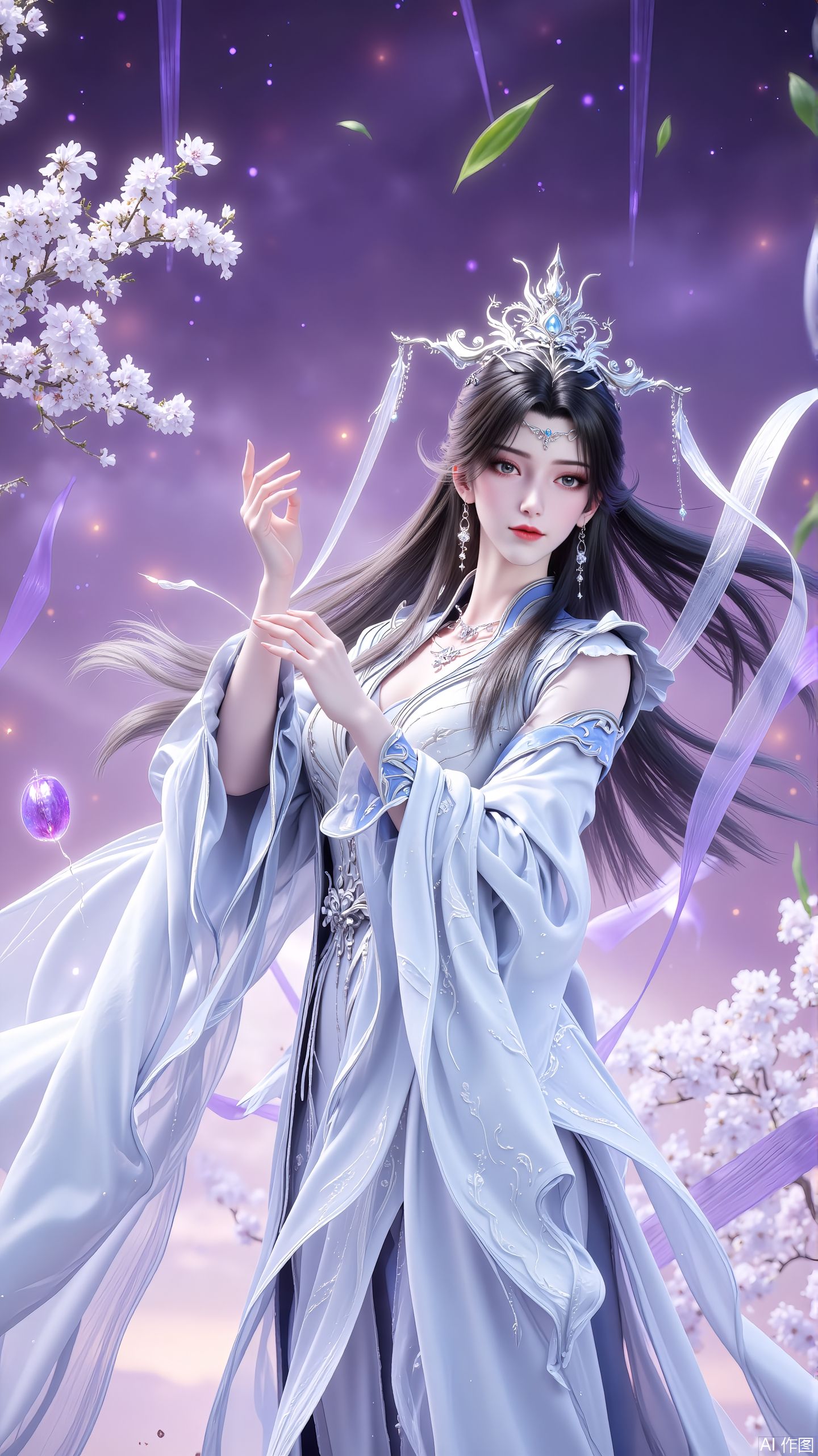 仙逆剧场版 李慕婉 ai绘画 国漫女神 神临之战 动画,第3张