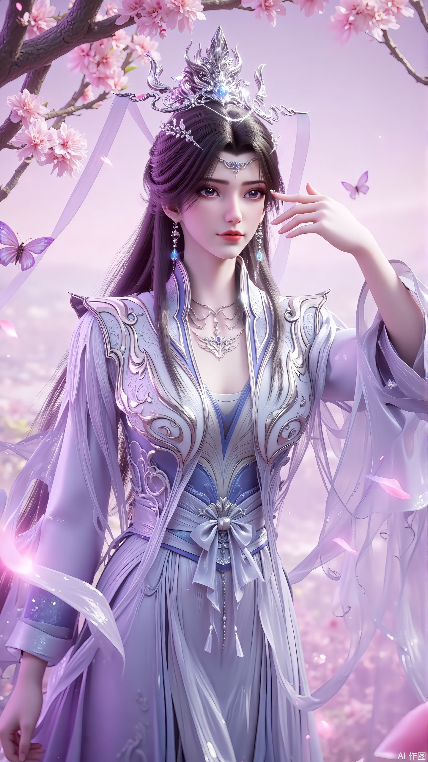 仙逆剧场版 李慕婉 ai绘画 国漫女神 神临之战 动画,第2张
