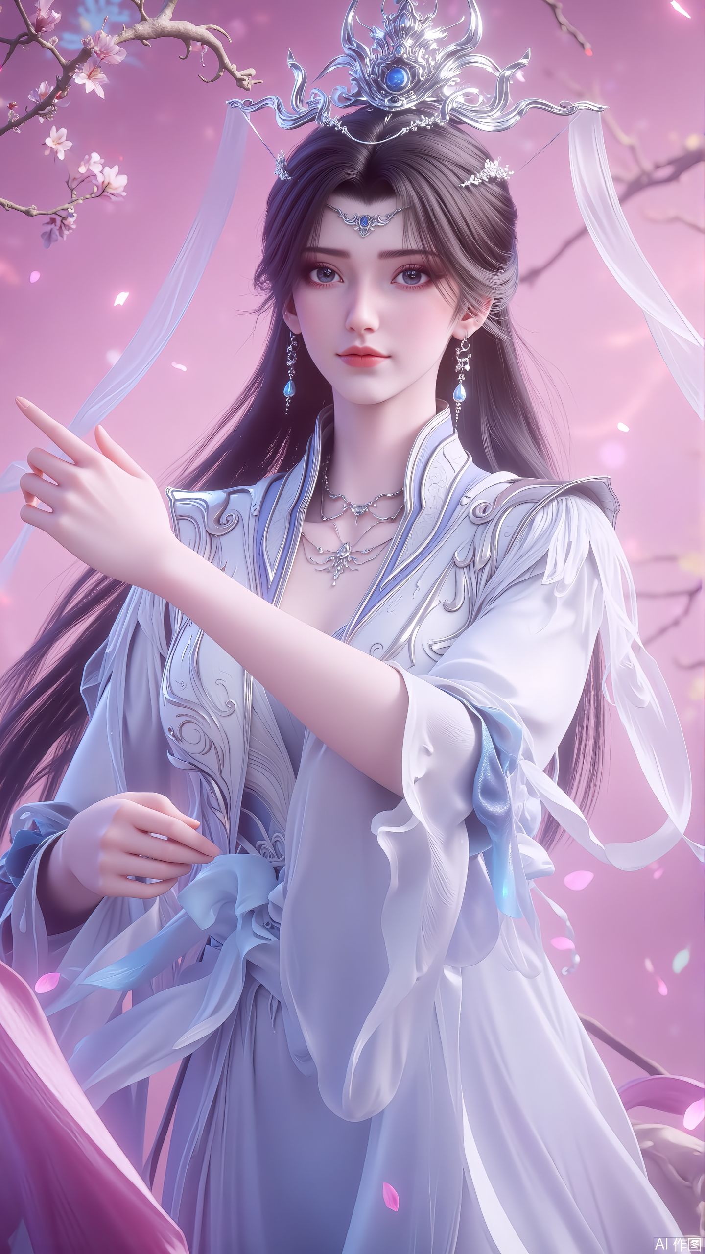 仙逆剧场版 李慕婉 ai绘画 国漫女神 神临之战 动画,第4张