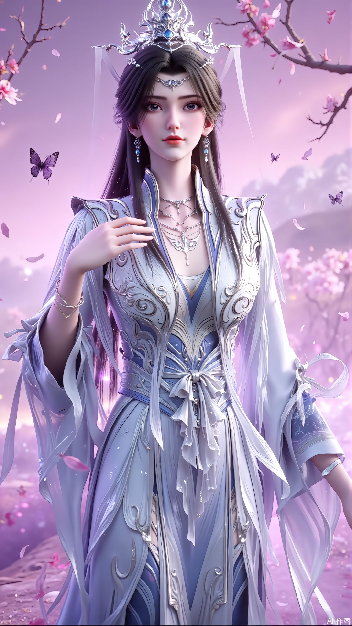 仙逆剧场版 李慕婉 ai绘画 国漫女神 神临之战 动画,第5张