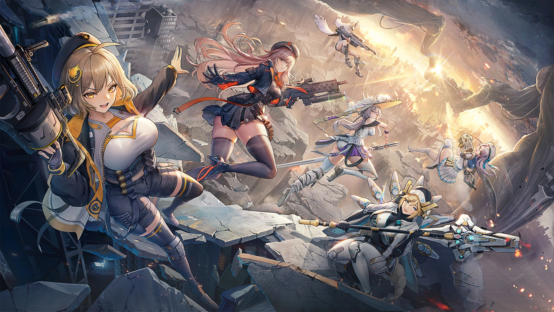 胜利女神国服 游戏壁纸 美少女 桌面高清壁纸,第1张