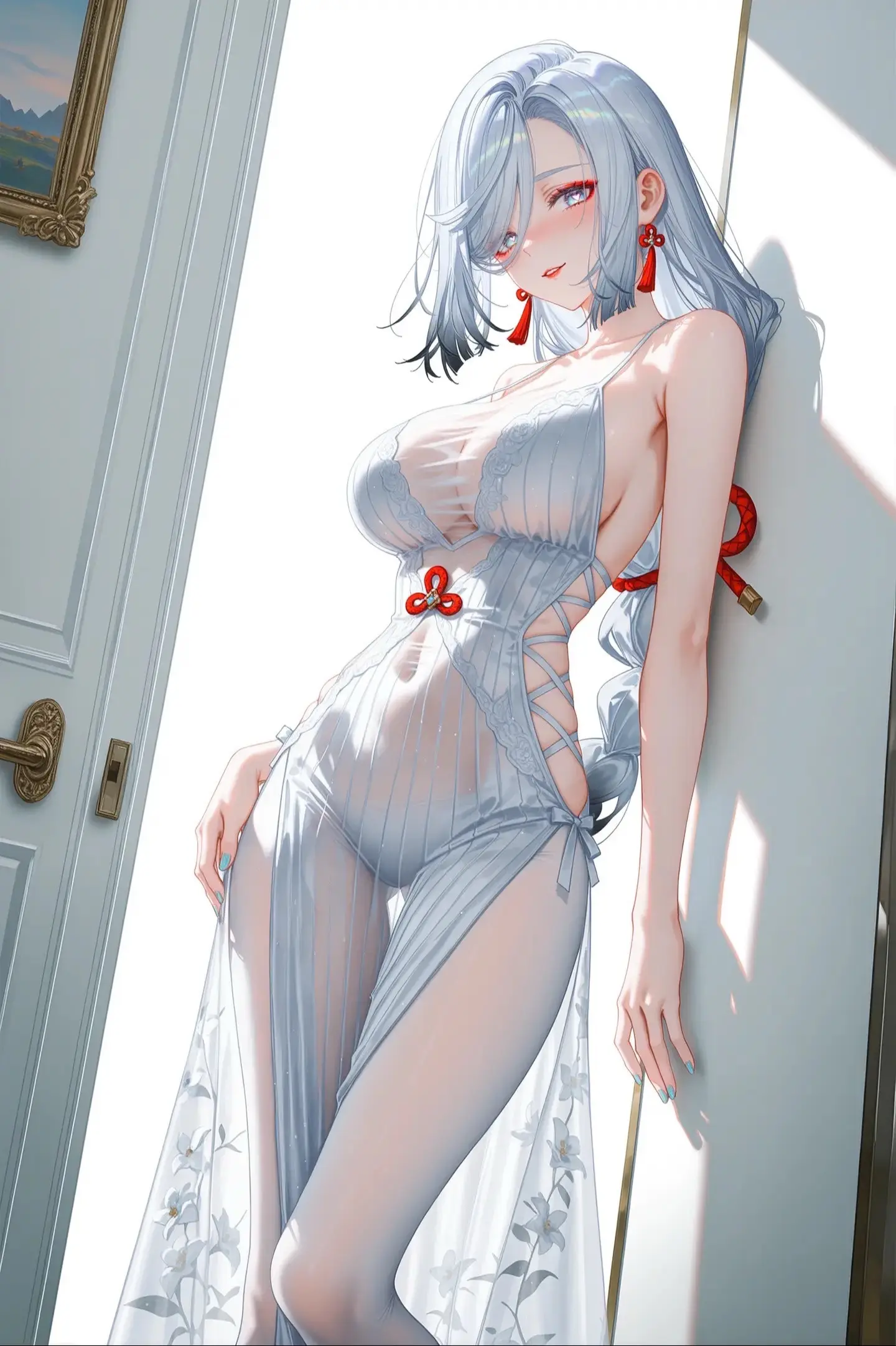 游戏原神 申鹤 高清美图,第4张