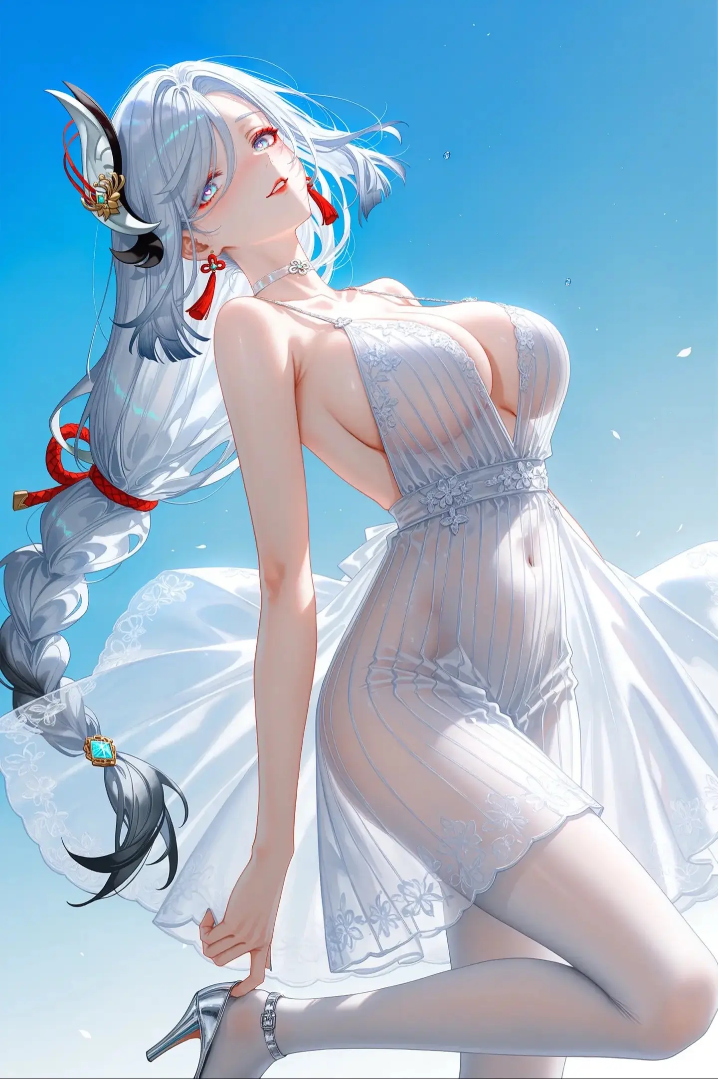游戏原神 申鹤 高清美图,第7张