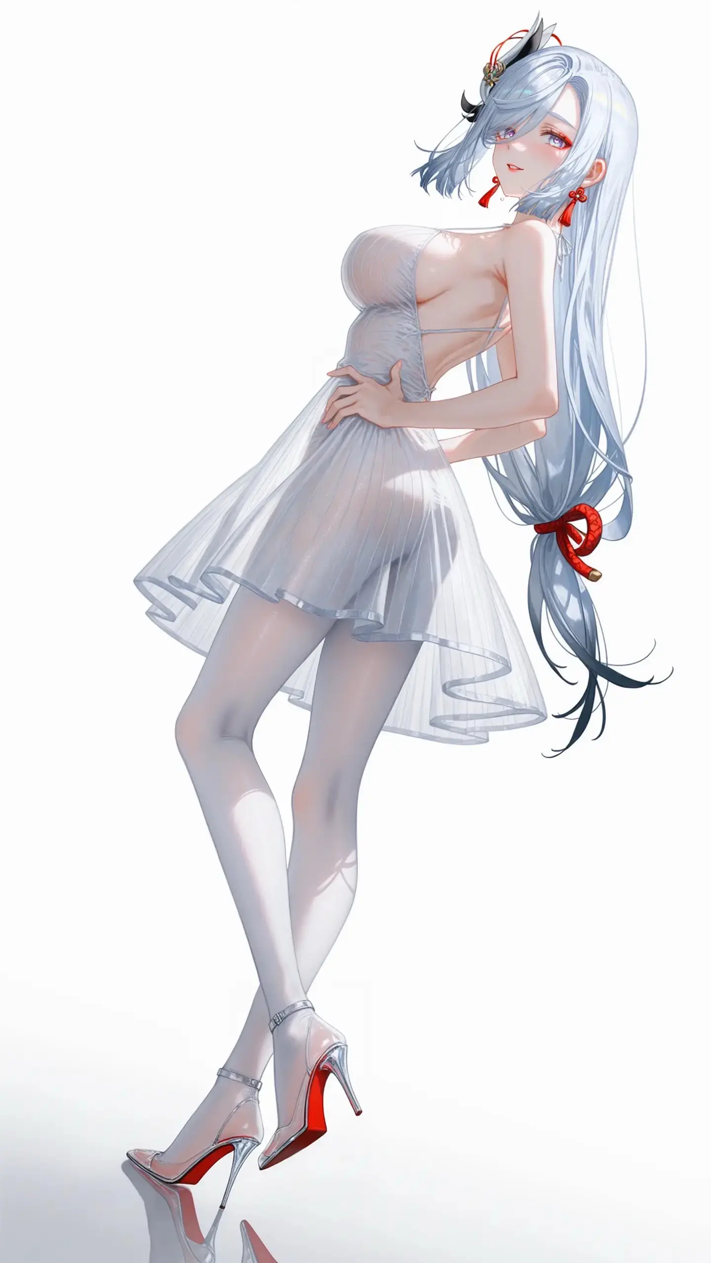 游戏原神 申鹤 高清美图,第5张