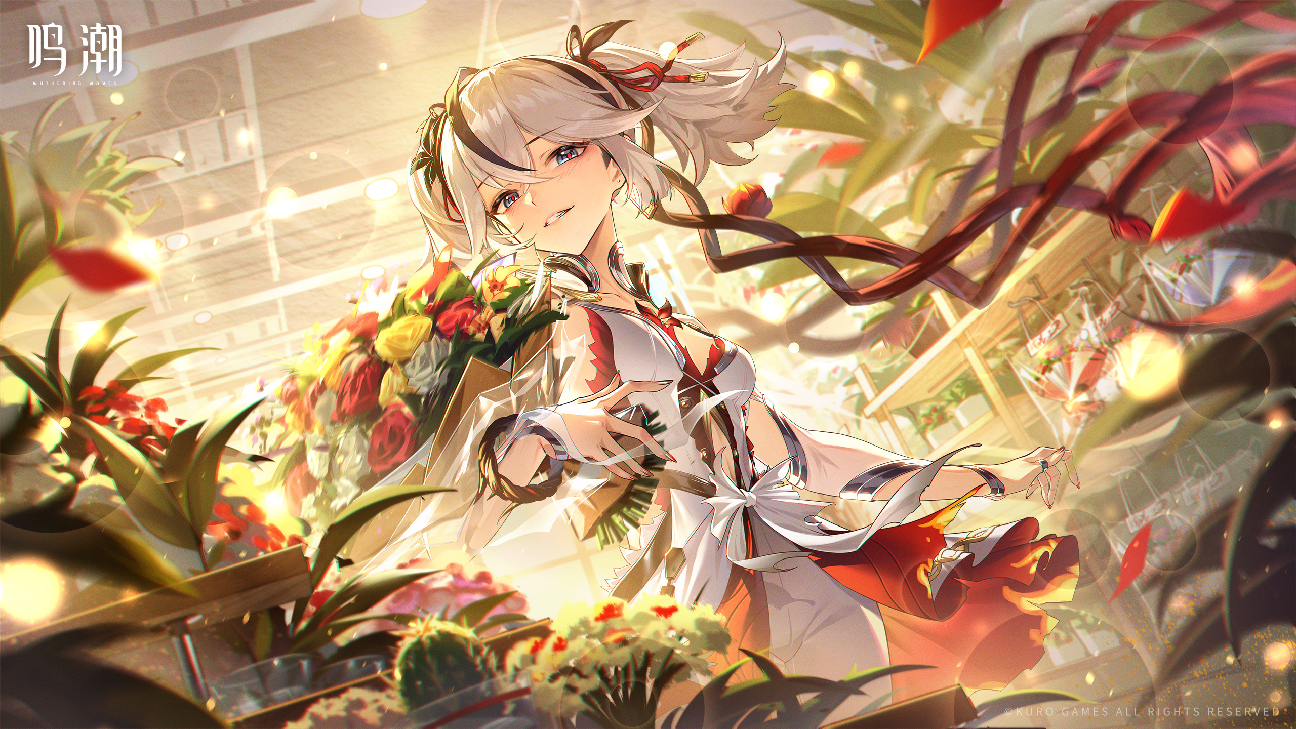 鸣潮角色宣传壁纸 角色PV-椿 桌面壁纸,第1张