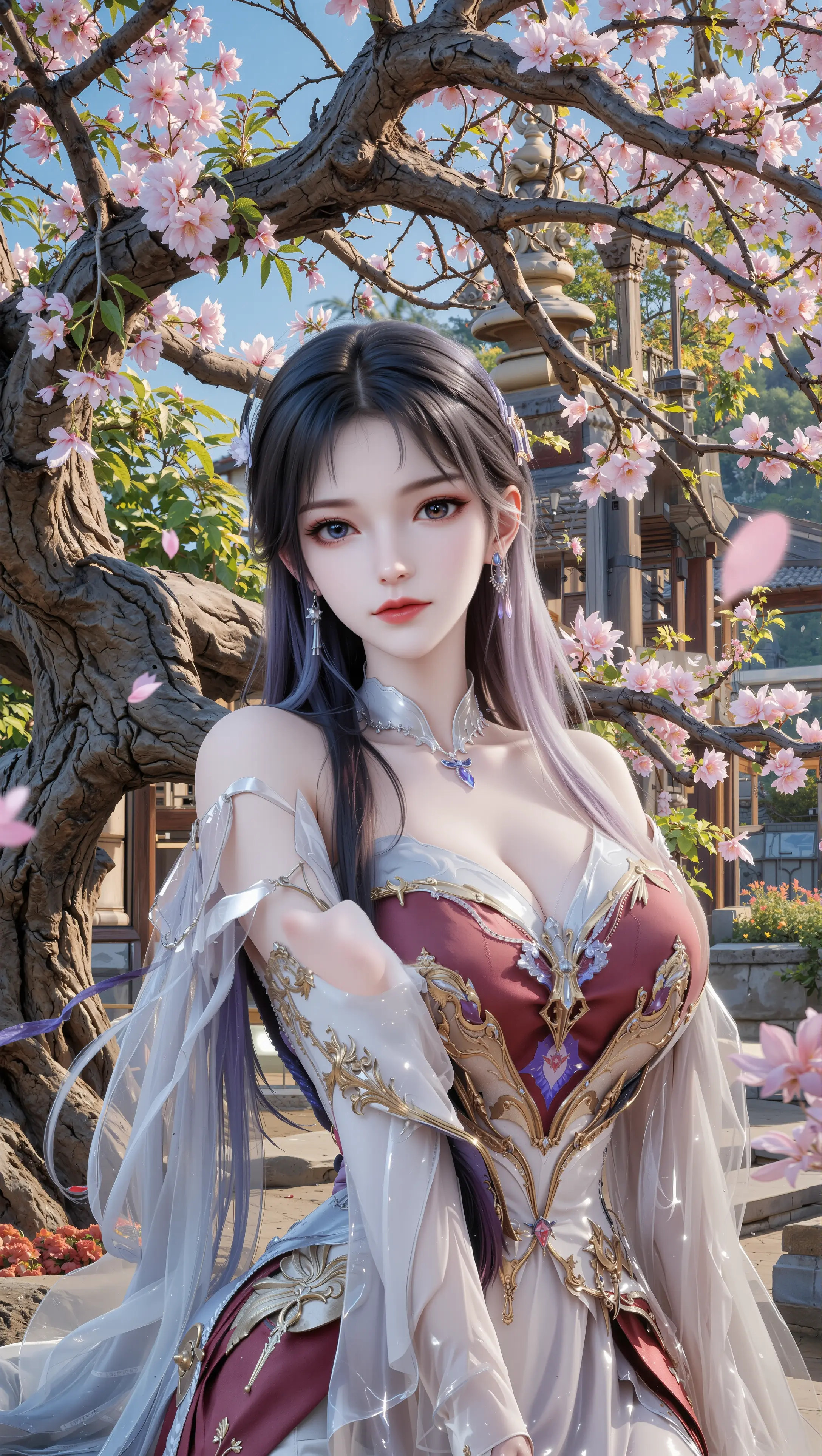 神印王座 圣采儿 国漫女神 手机高清壁纸,第1张