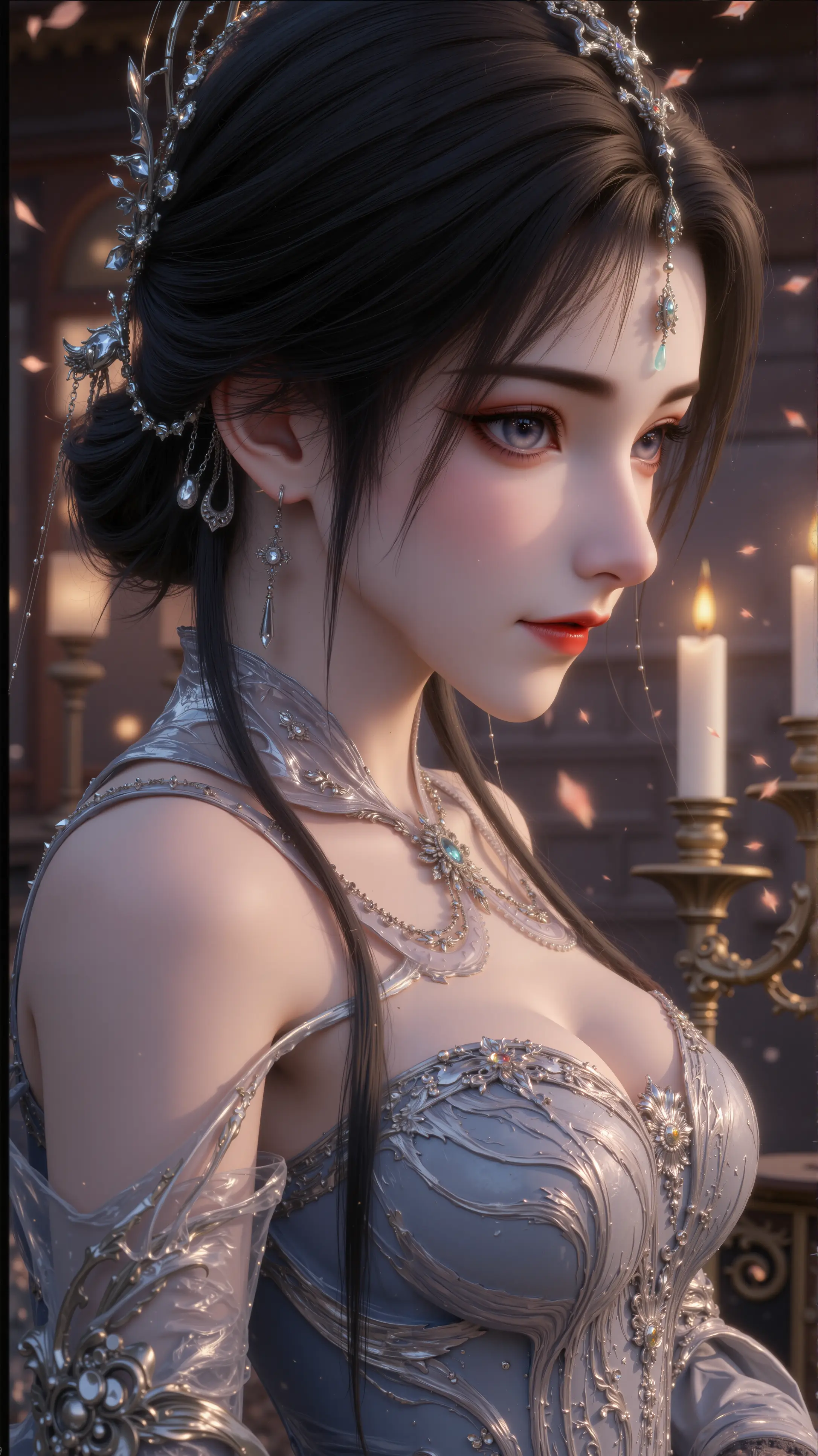 完美世界 清漪新建模 动漫美女 手机高清壁纸,第1张