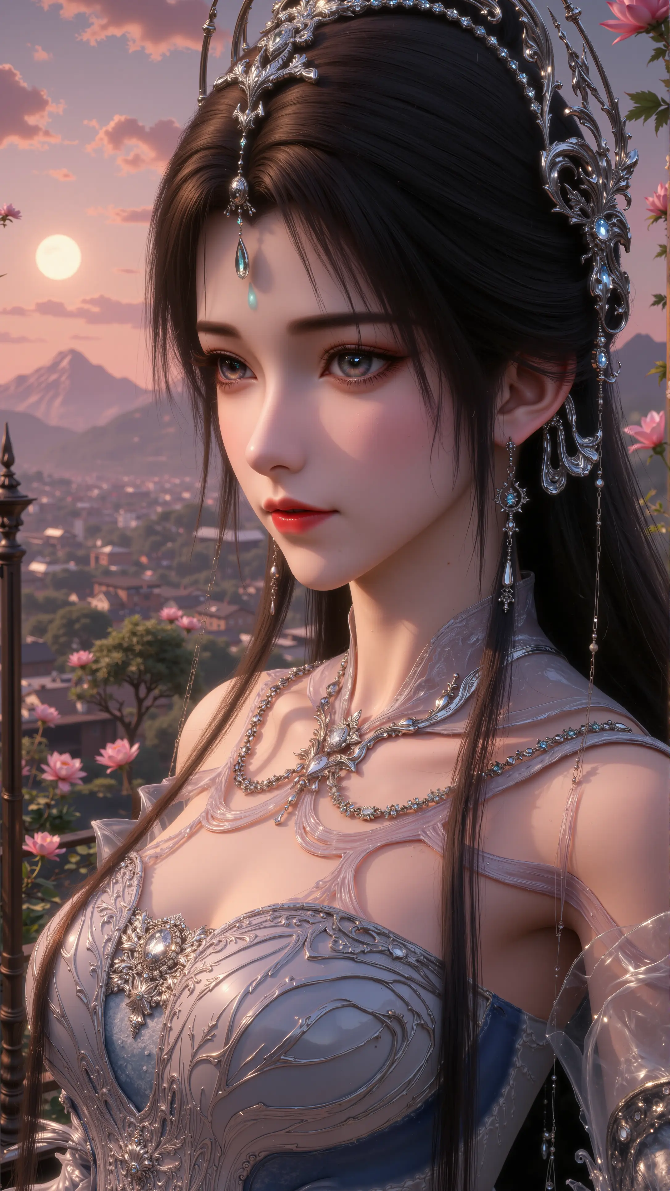 完美世界 清漪新建模 动漫美女 手机高清壁纸,第2张