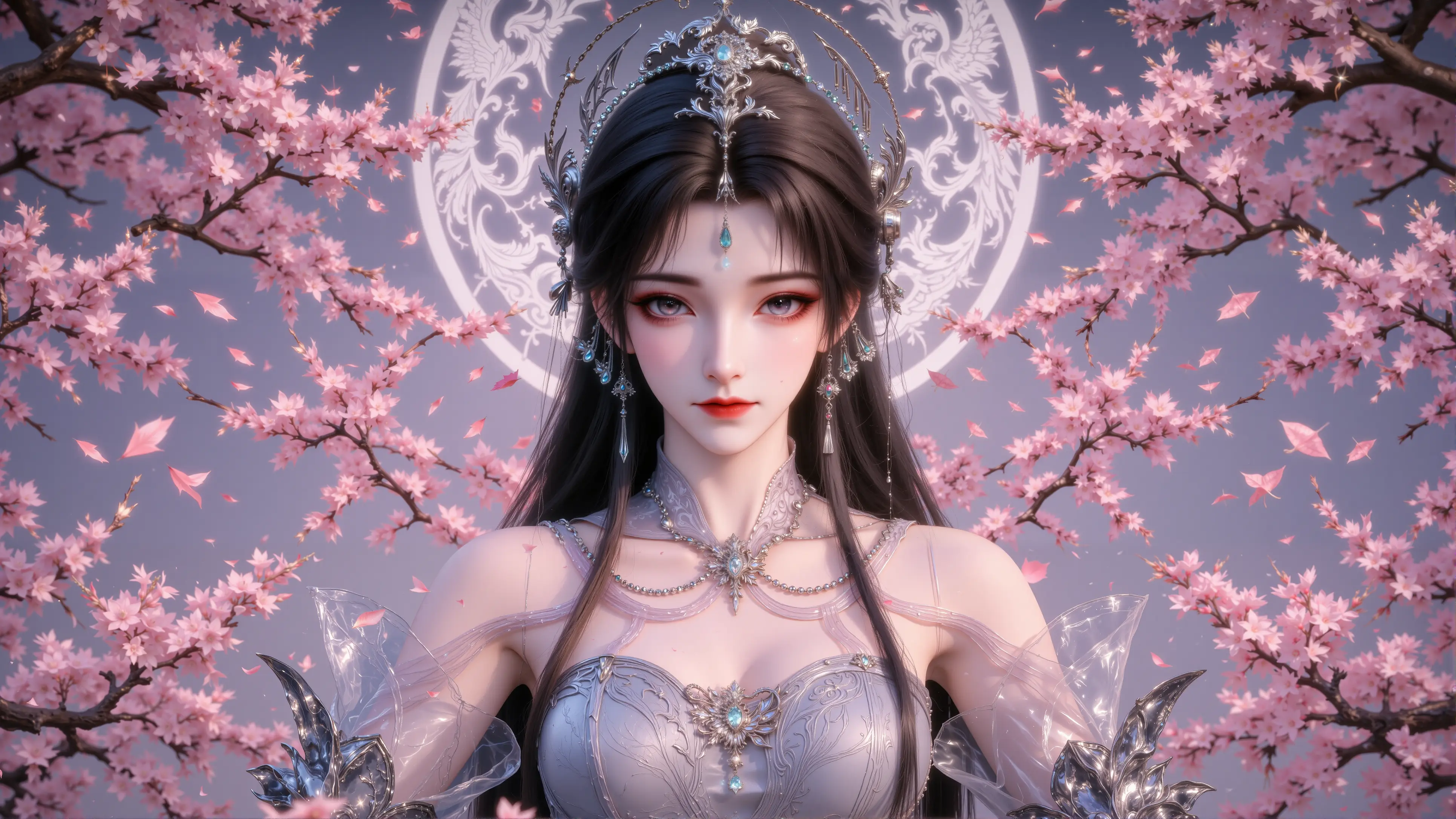 完美世界 清漪新建模 动漫美女 高清桌面壁纸,第1张