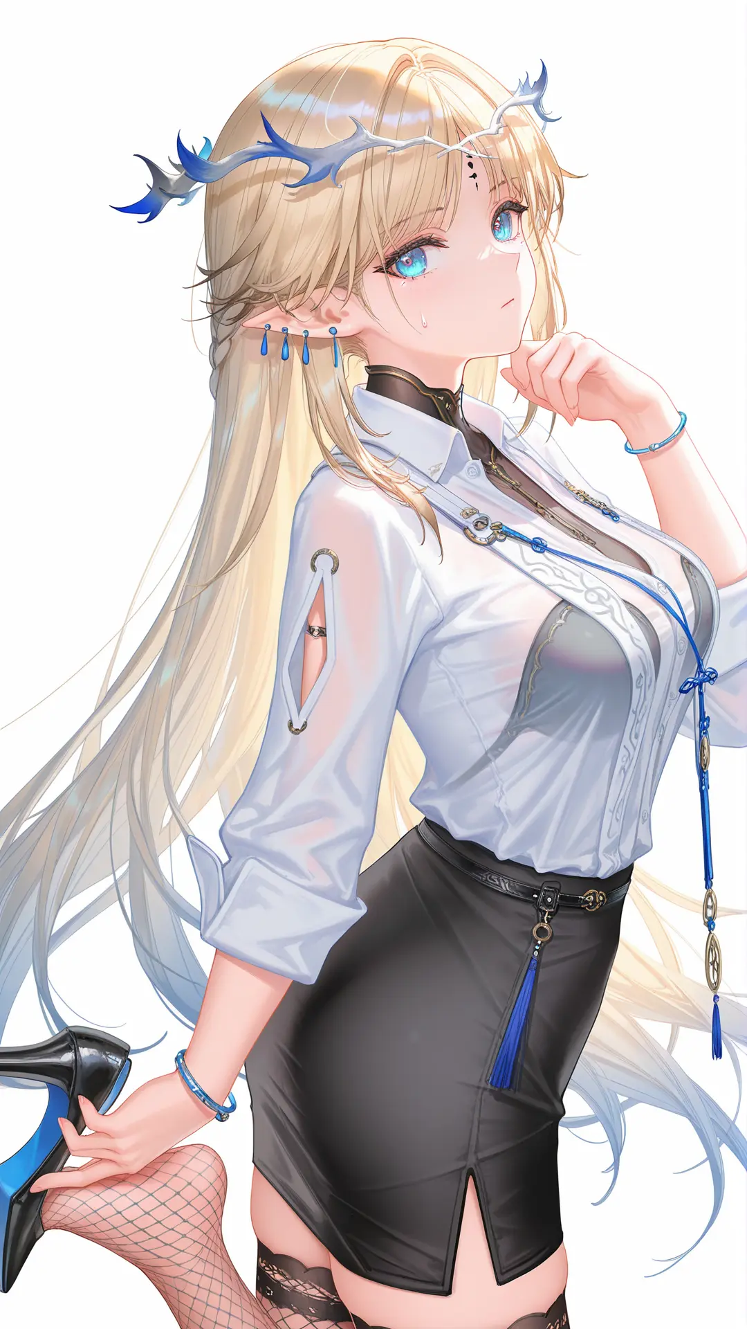 卡提希娅 手机壁纸 鸣潮 卡提希娅职场也是变成打工的牛马了,第3张