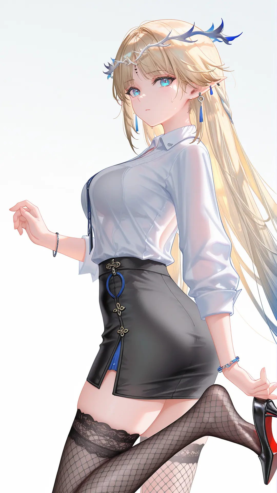 卡提希娅 手机壁纸 鸣潮 卡提希娅职场也是变成打工的牛马了,第2张