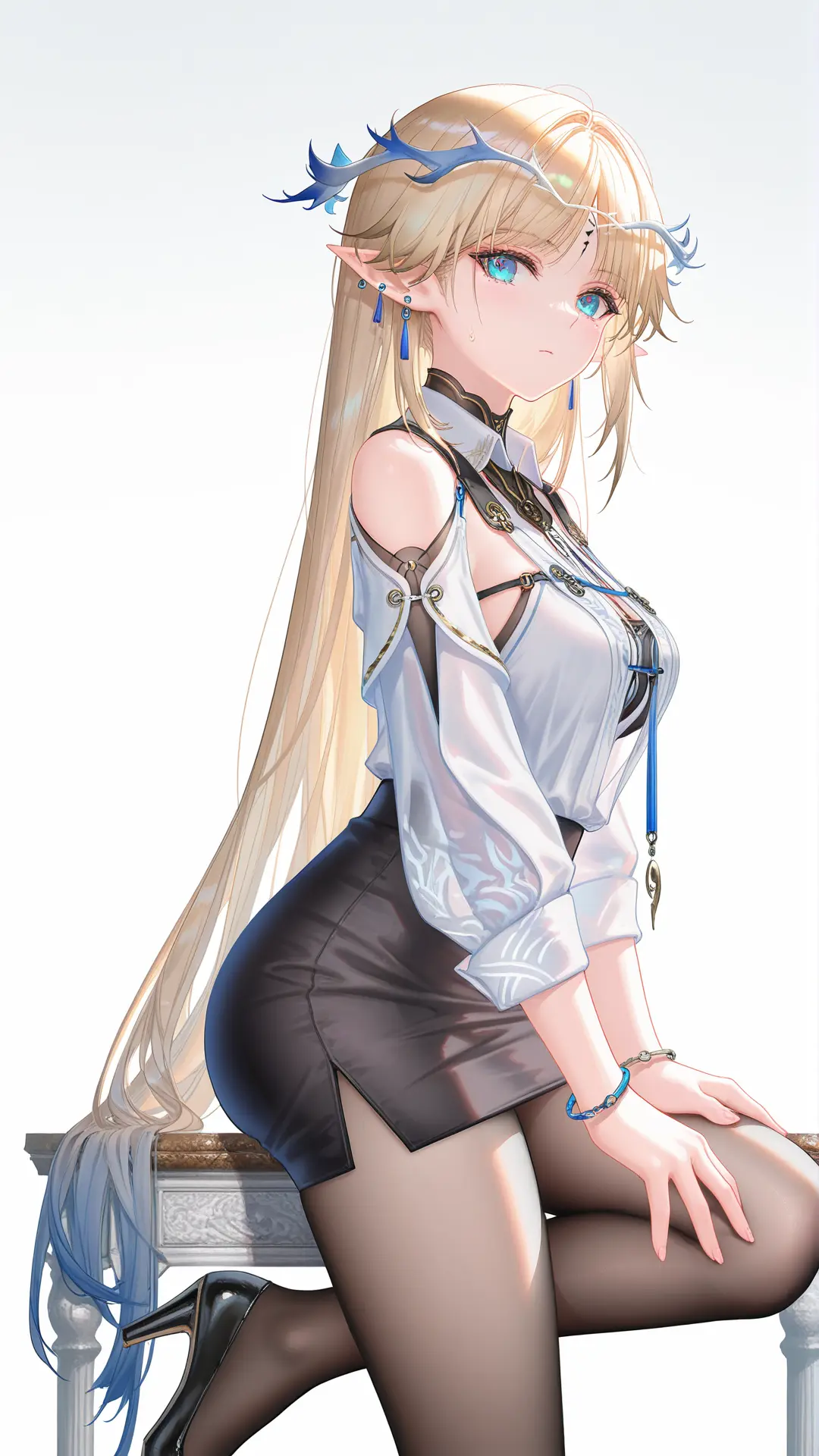 卡提希娅 手机壁纸 鸣潮 卡提希娅职场也是变成打工的牛马了,第5张