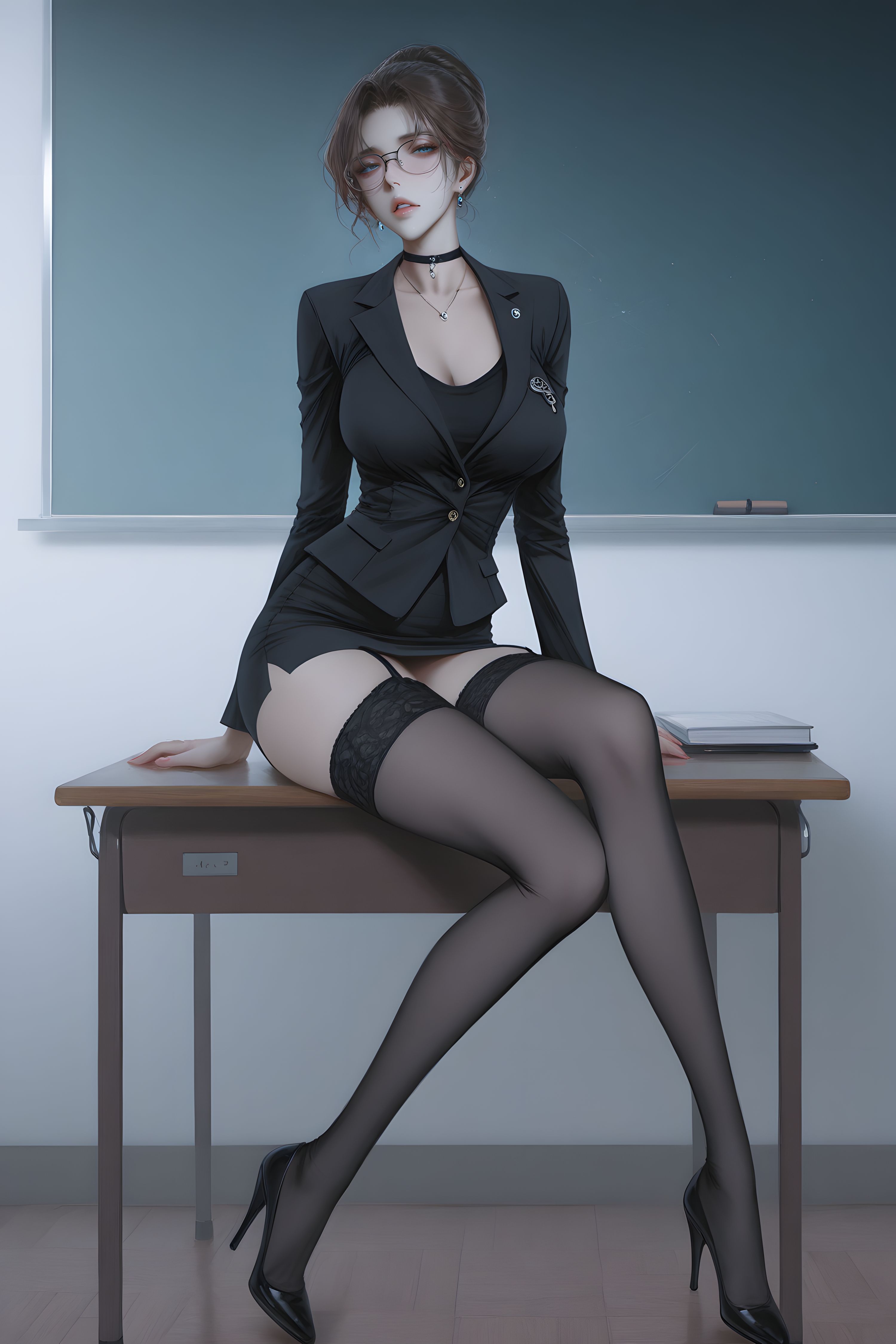 妃英理 纯欲风 柯南 二次元 丝袜 手机壁纸,第1张