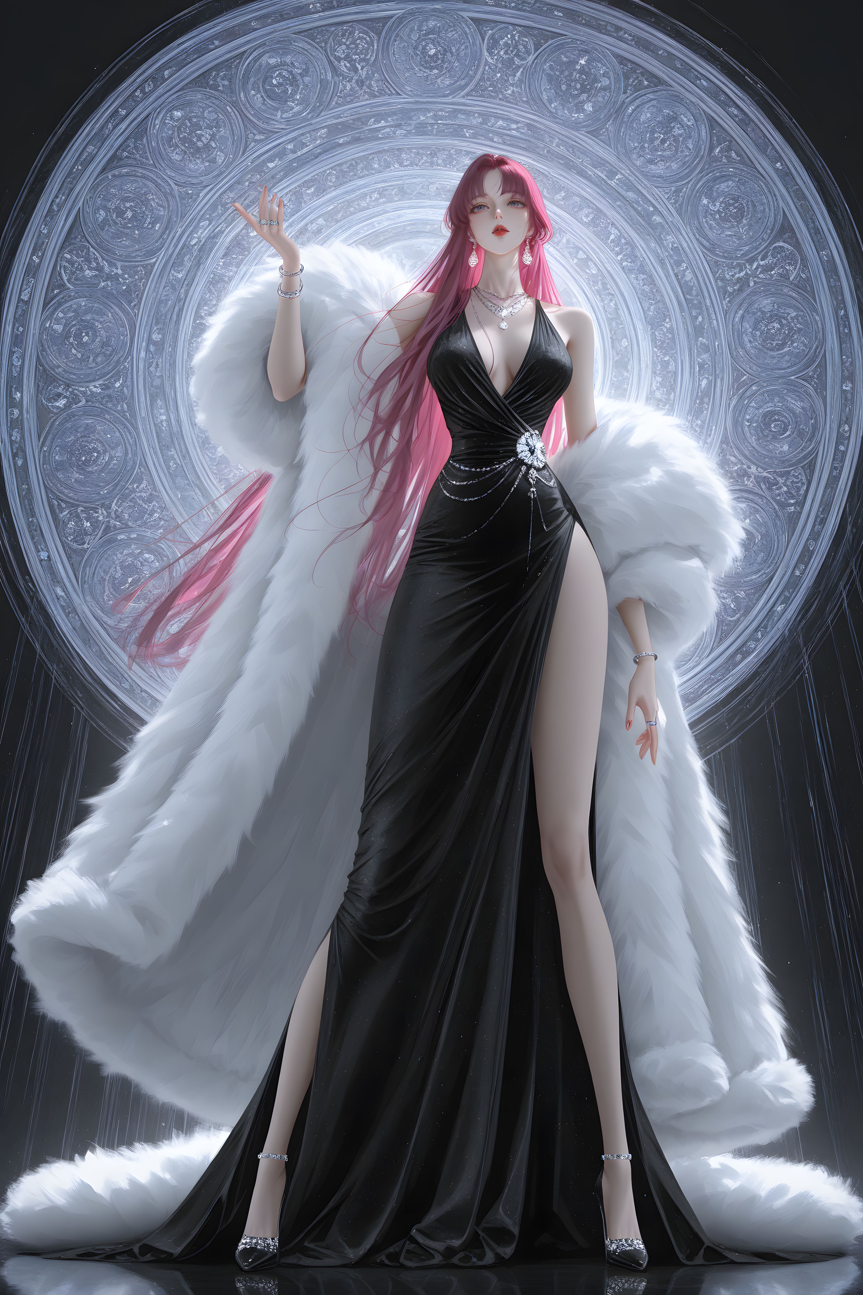 纱织与萨沙 御姐风 圣斗士星矢 雅典娜 城户纱织 二次元 手机壁纸,第2张