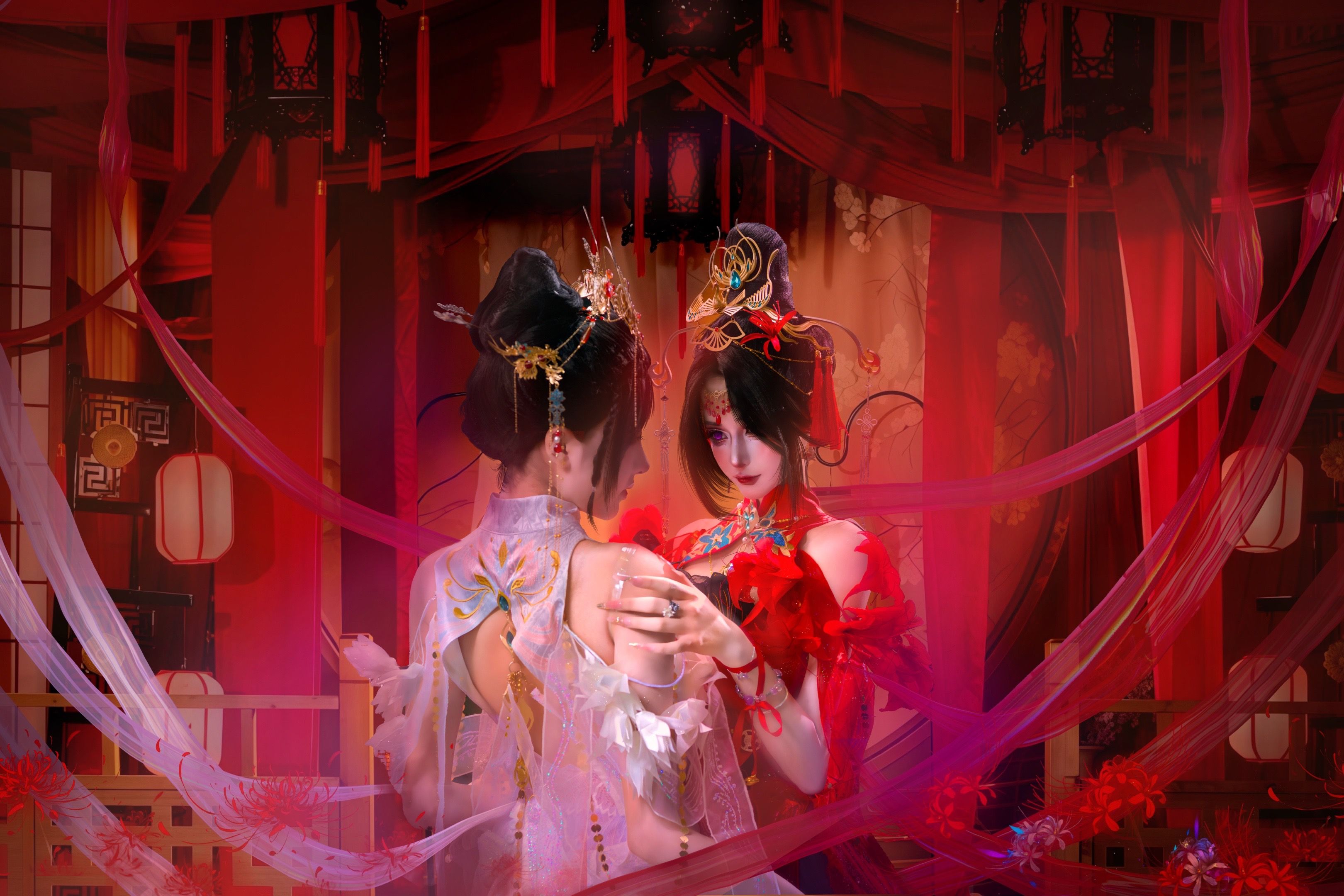 @乖乖0ⅴ0 御姐 永劫无间手游 二次元桌面壁纸,第2张