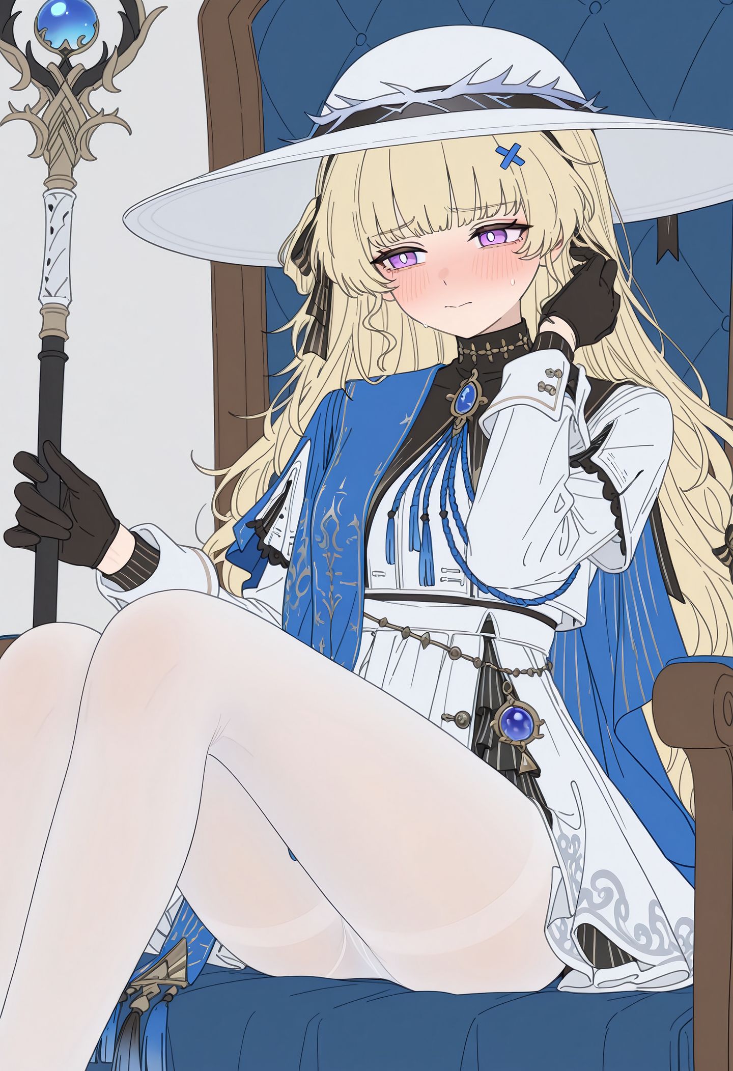 二次元ai 鸣潮 ai绘画 菲比,第1张