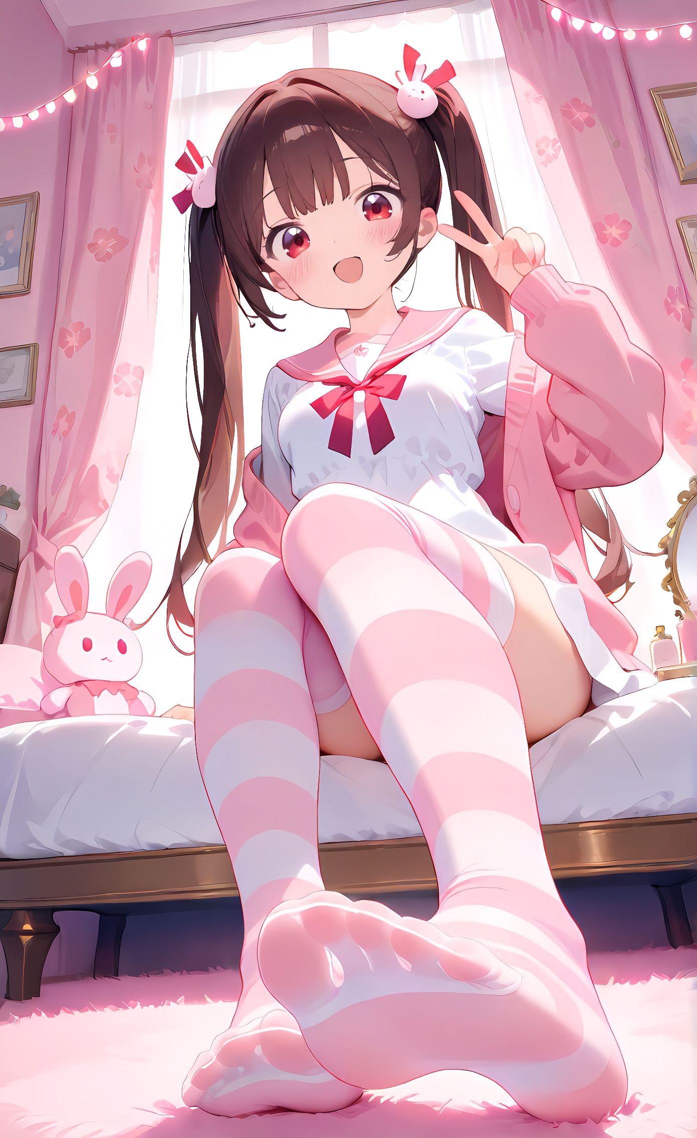 二次元 美图壁纸 萝莉少女 粉色系,第4张