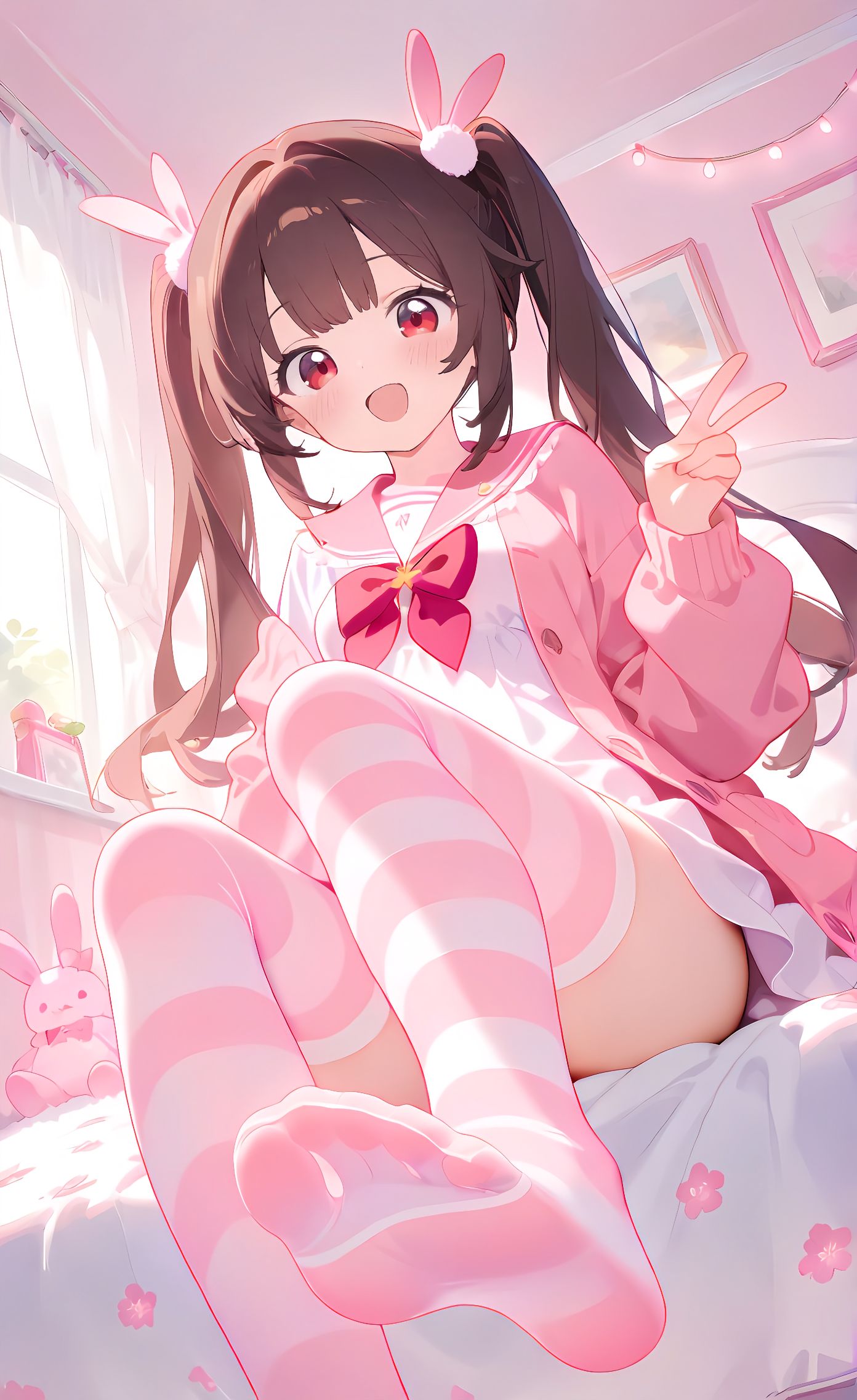 二次元 美图壁纸 萝莉少女 粉色系,第3张