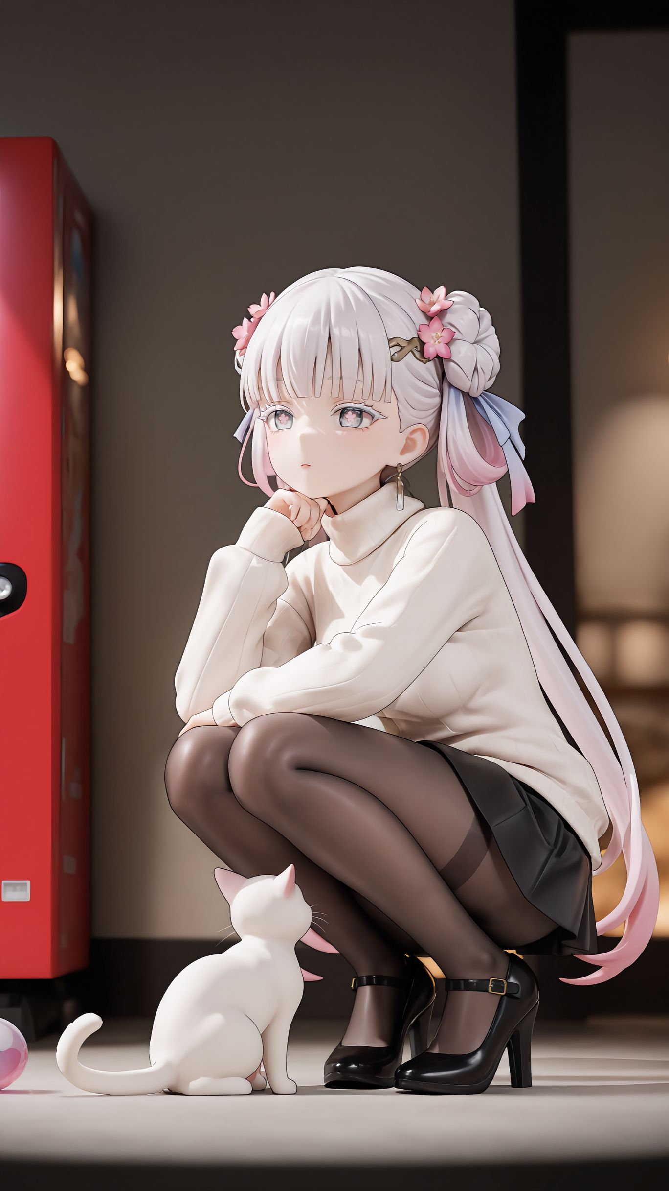 小小个的今汐也是个学生啦，萝莉 游戏角色少女壁纸,第3张