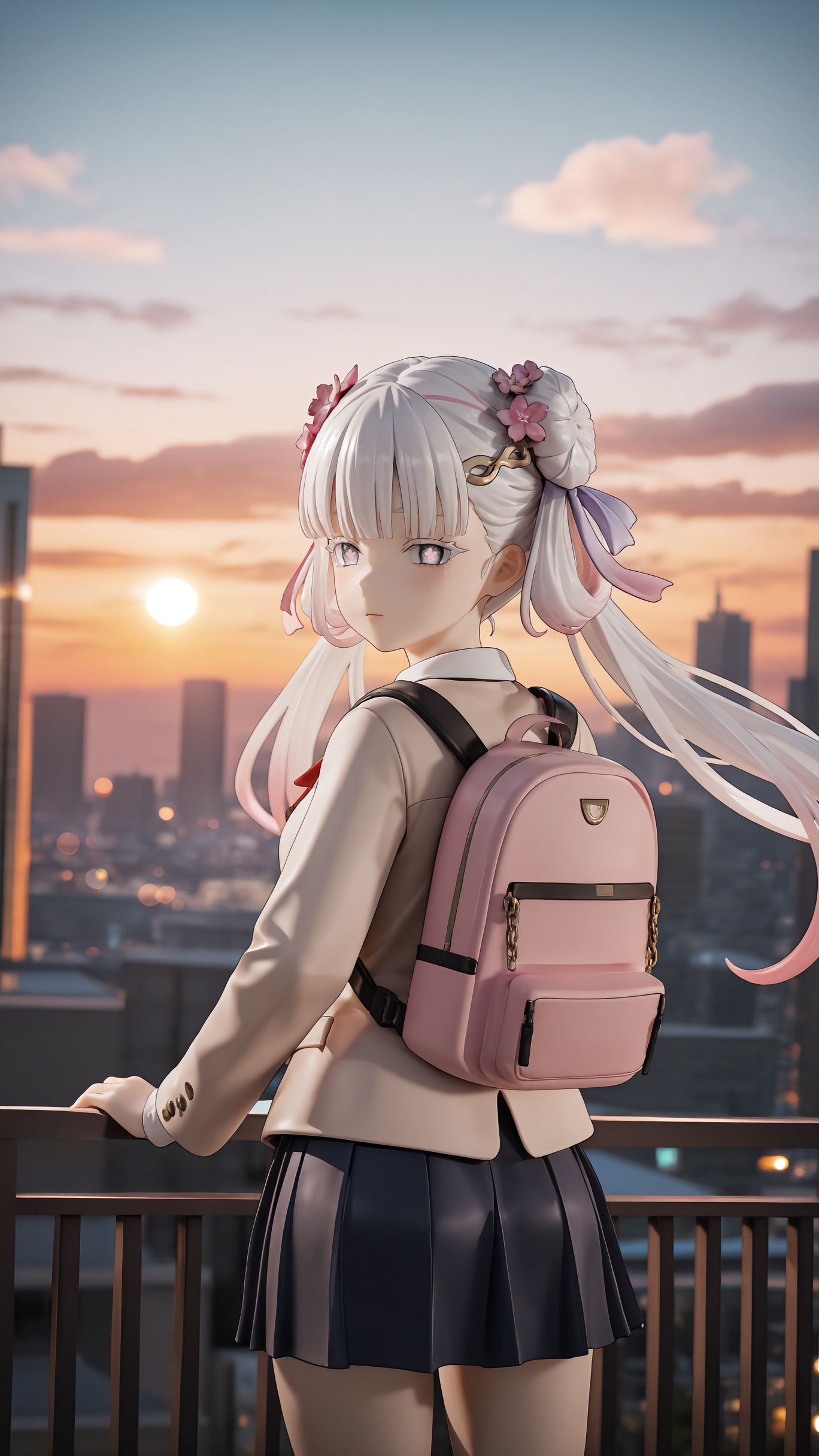 小小个的今汐也是个学生啦，萝莉 游戏角色少女壁纸,第5张