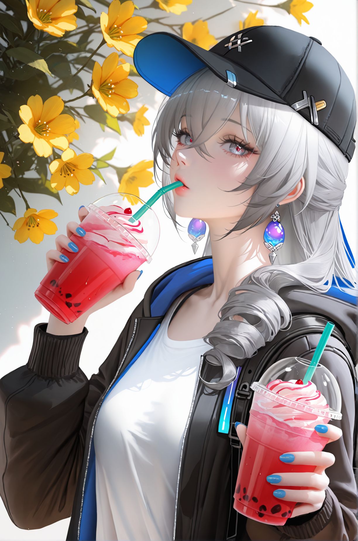 多买了一杯，请你喝。星穹铁道 布洛妮娅 卡芙卡 二次元,第3张