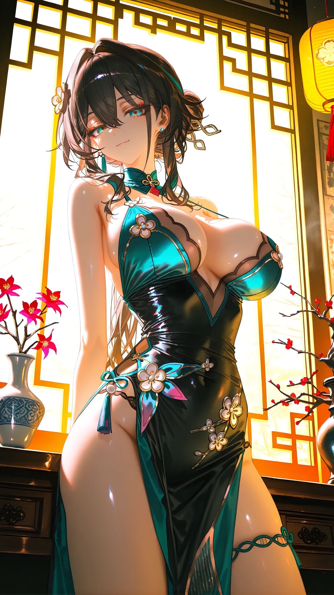 【崩坏星穹铁道】阮梅 红色旗袍礼服 美翻了,第5张