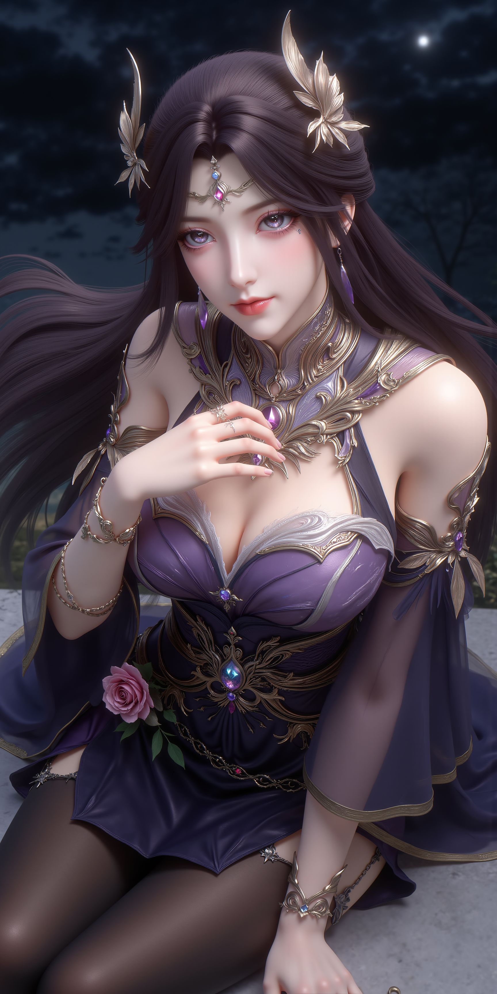 燕倾城 高清壁纸 长生界 国漫女神,第3张