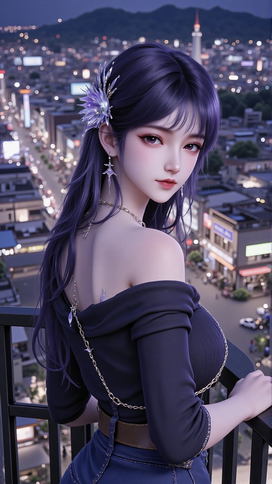 繁华都市 国漫女神高清壁纸 神印王座圣采儿,第2张