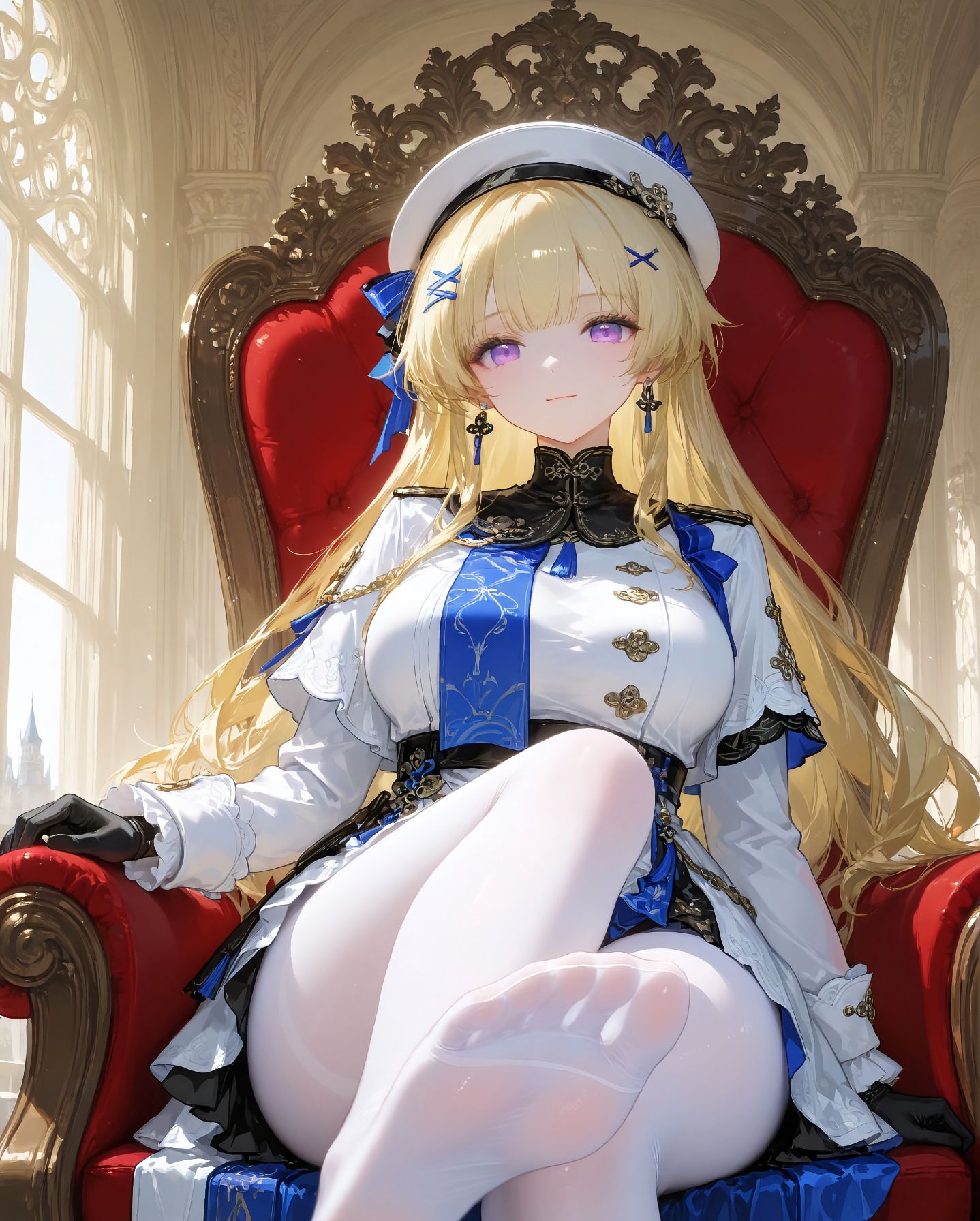 【鸣潮 菲比】二次元少女 白丝 美腿 丝袜,第2张