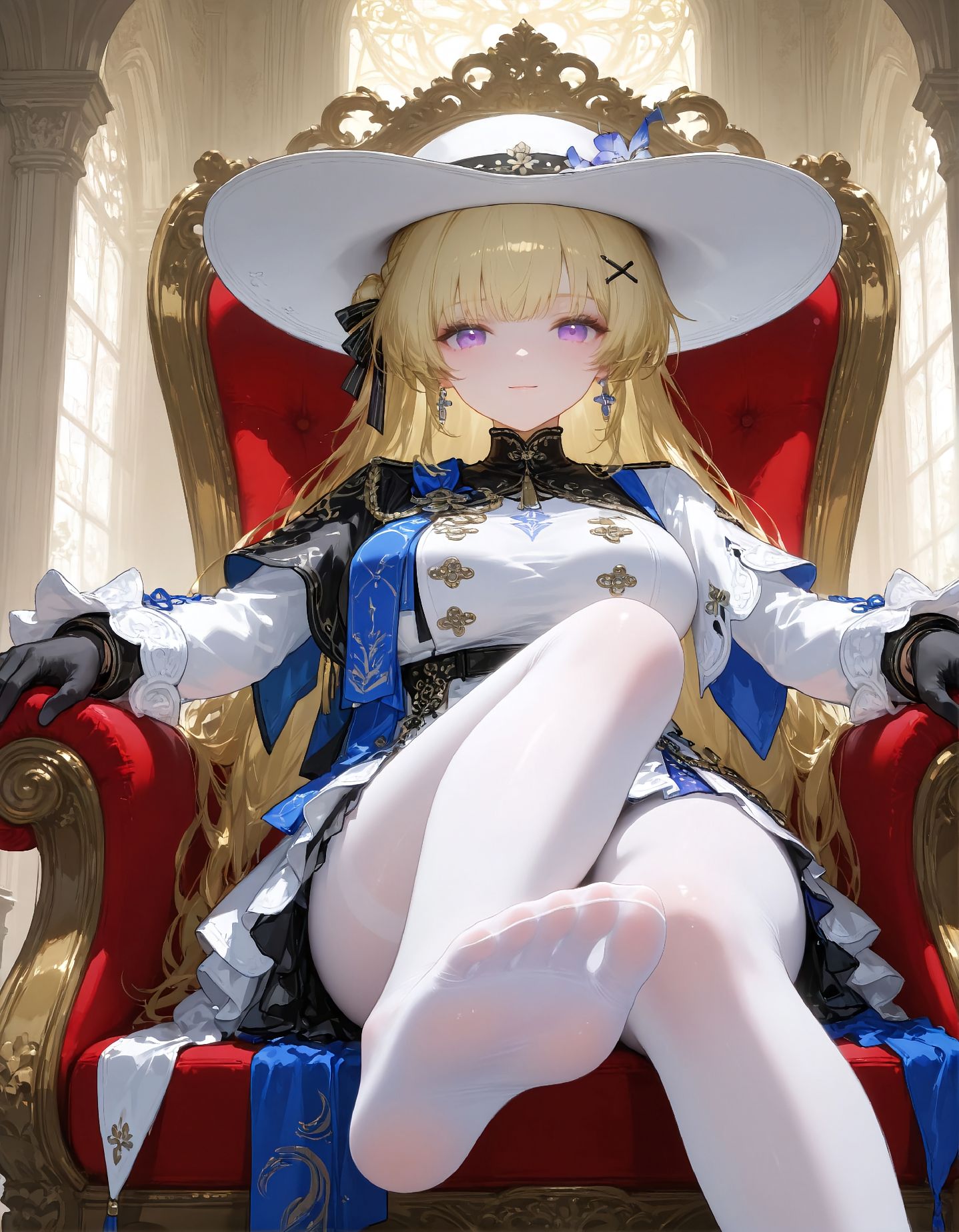 【鸣潮 菲比】二次元少女 白丝 美腿 丝袜,第4张